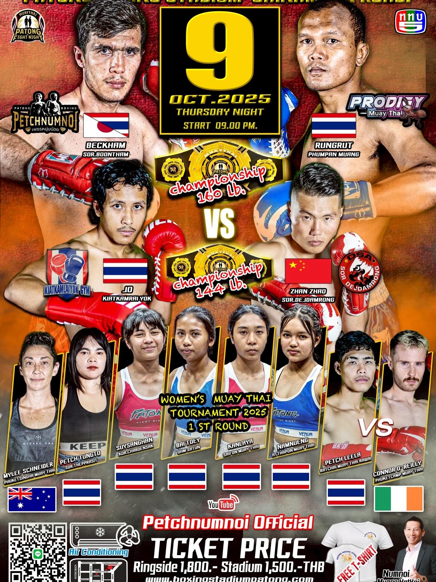 Patong Fight Night (09.10.2025) poster