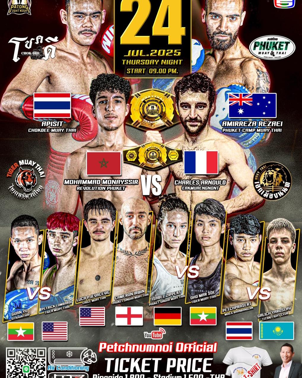 Patong Fight Night (24.07.2025) poster
