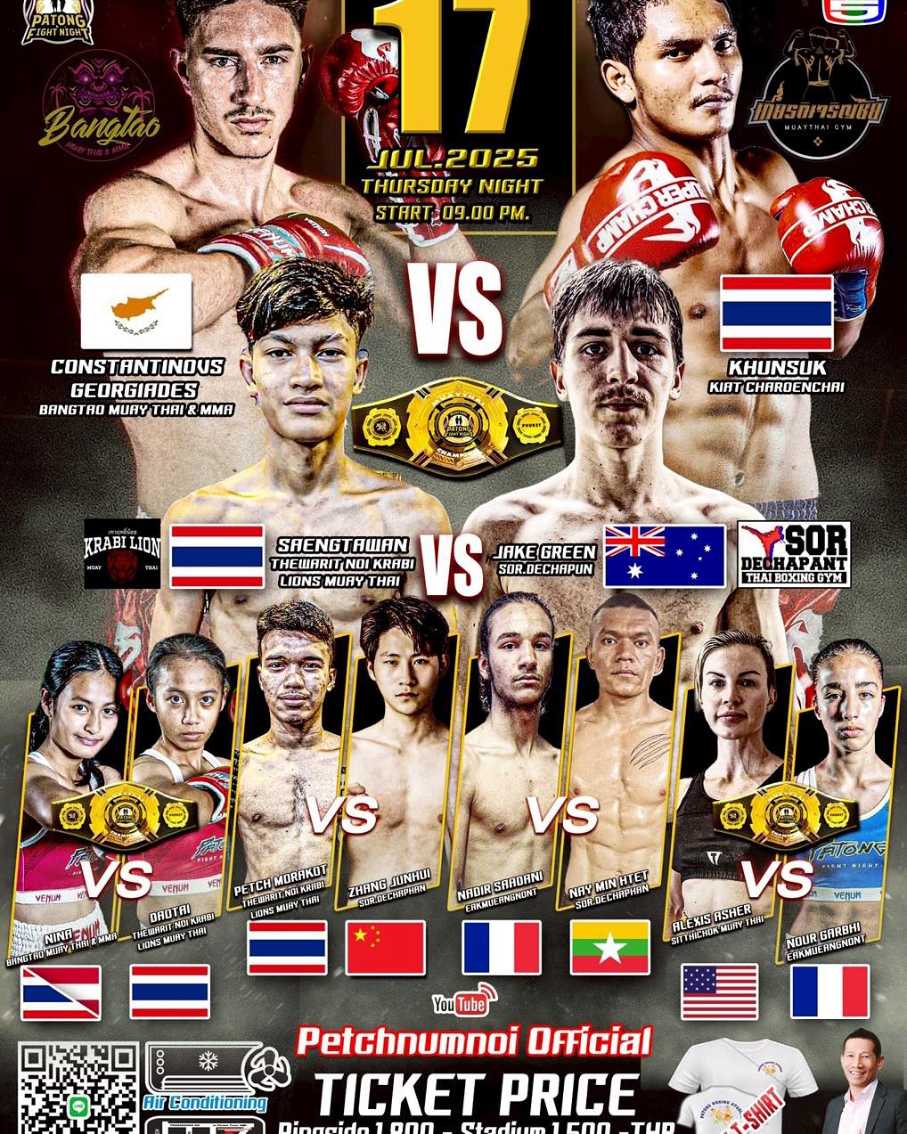 Patong Fight Night (17.07.2025) poster