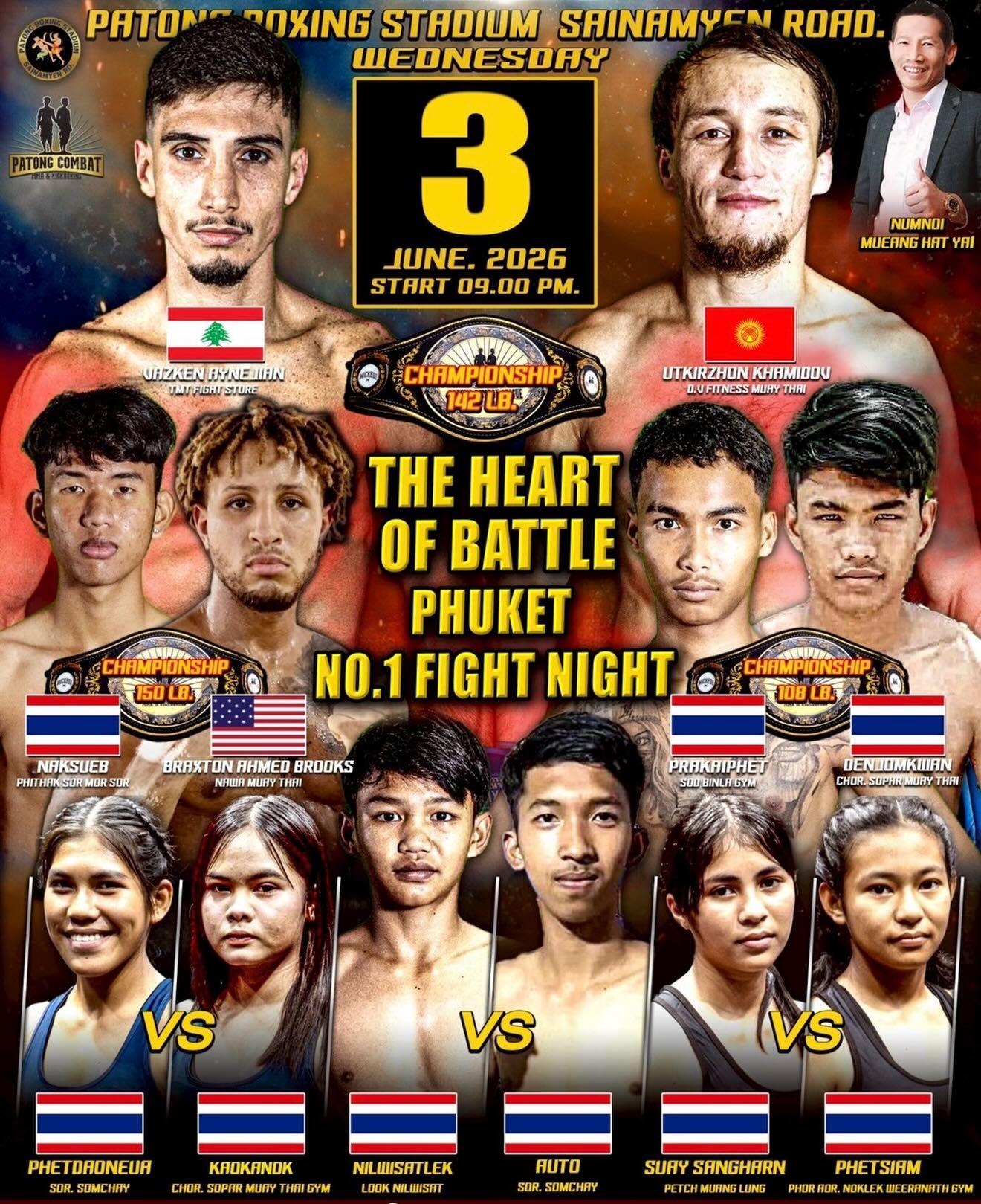 Patong Combat League (03.06.2026) poster