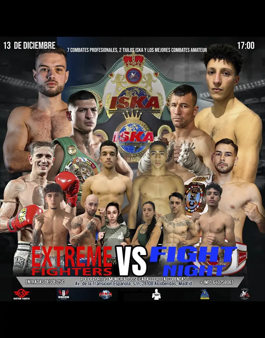 Extreme Fighters vs Fight Night poster