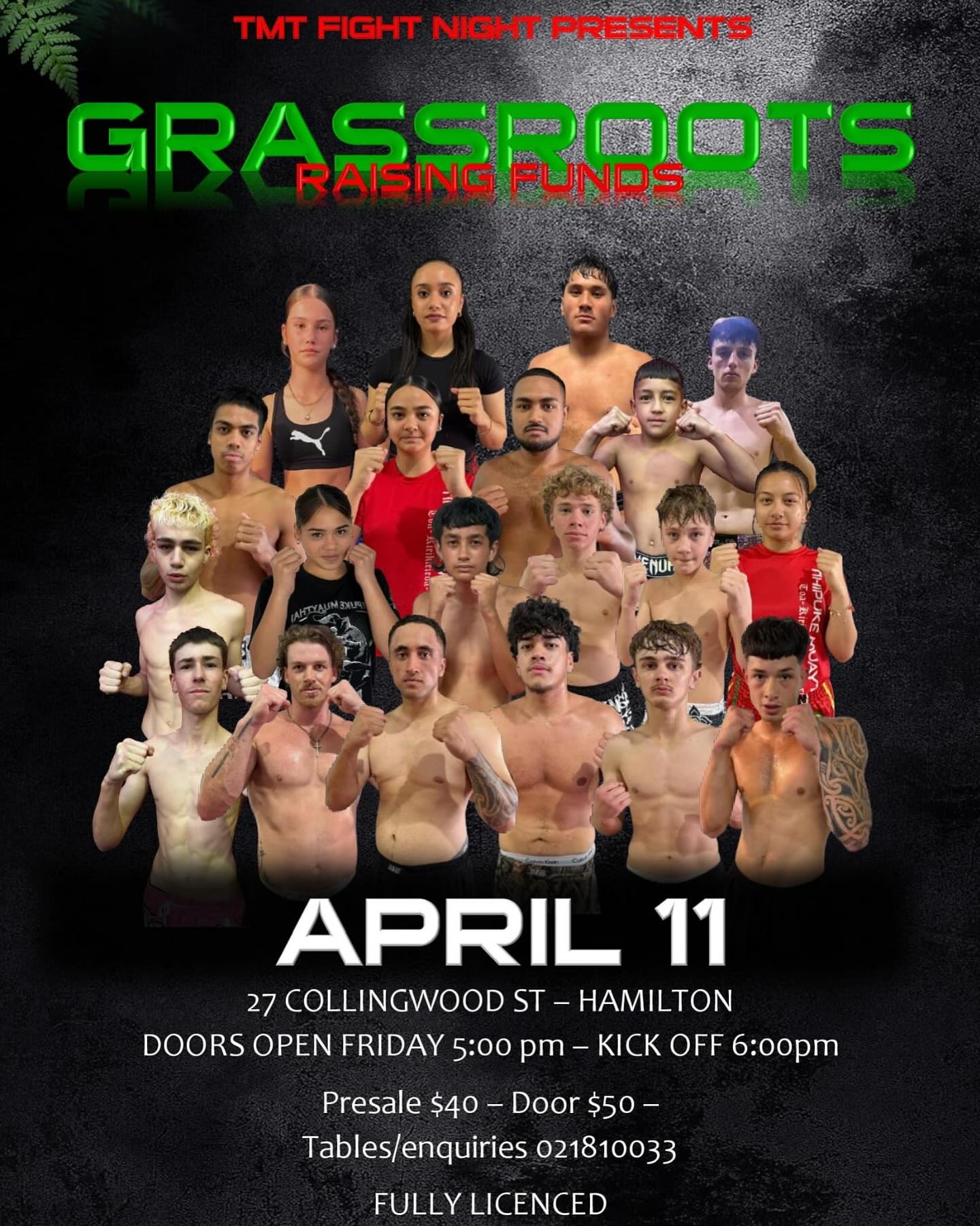 TMT Grassroots Charity Night (11.04.2025) poster