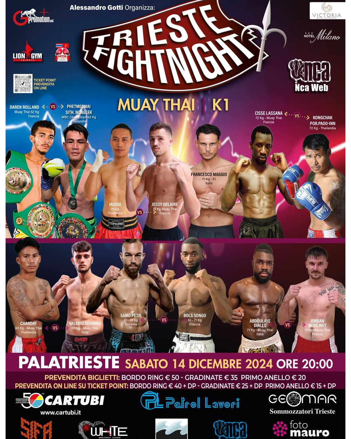 Trieste Fight Night poster