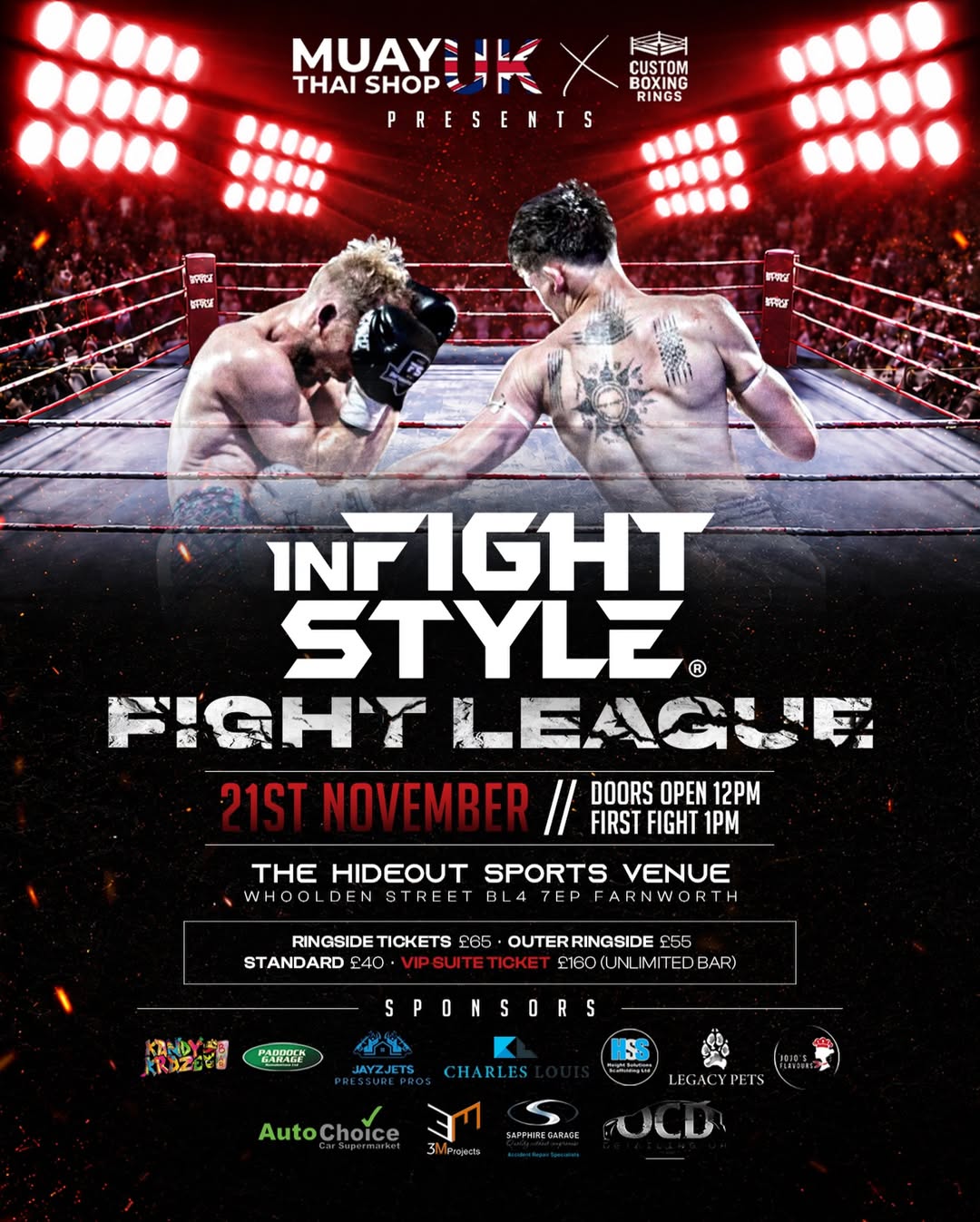 InFightStyle Fight League 1 poster