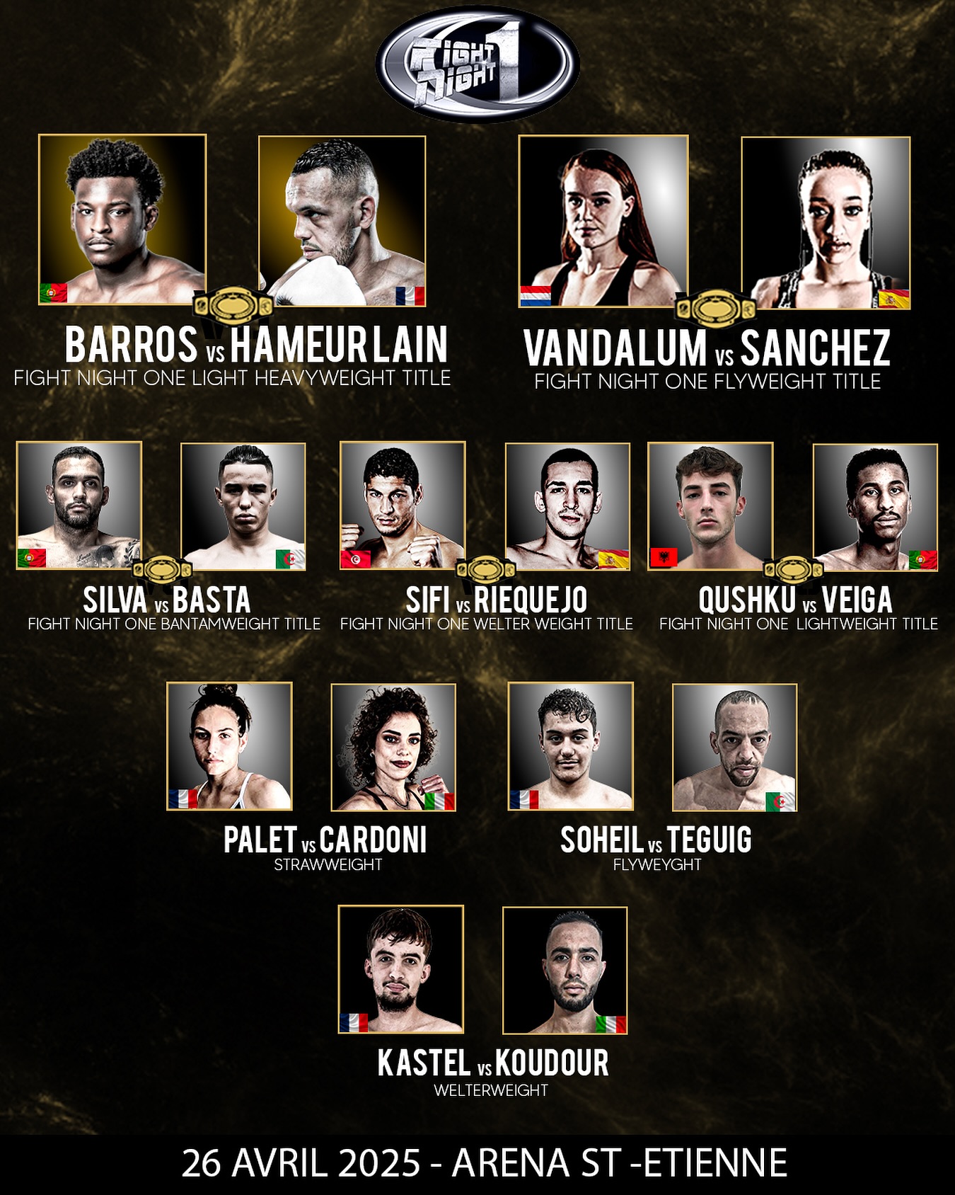 Fight Night One (26.04.2025) poster