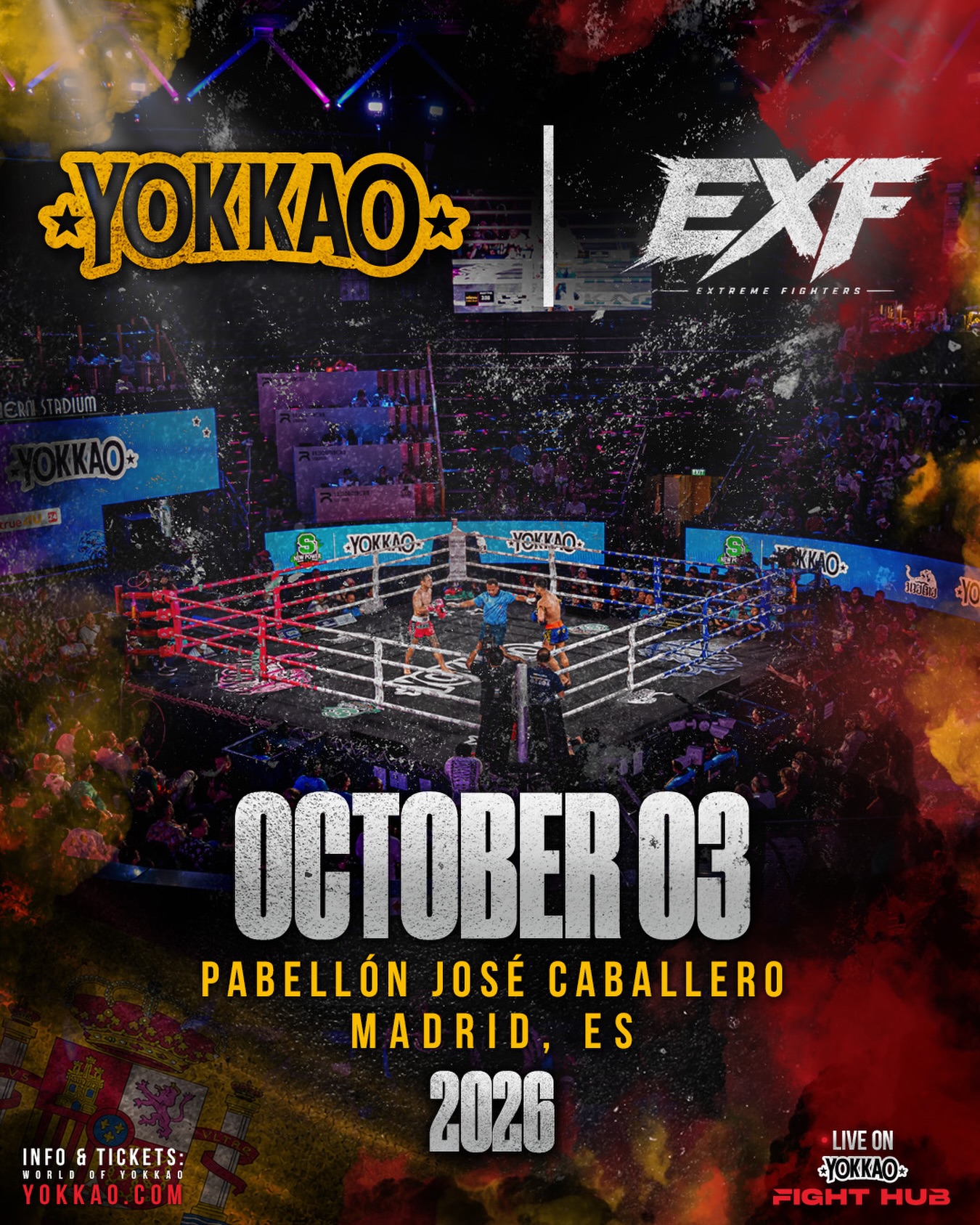 Yokkao x Extreme Fighters poster