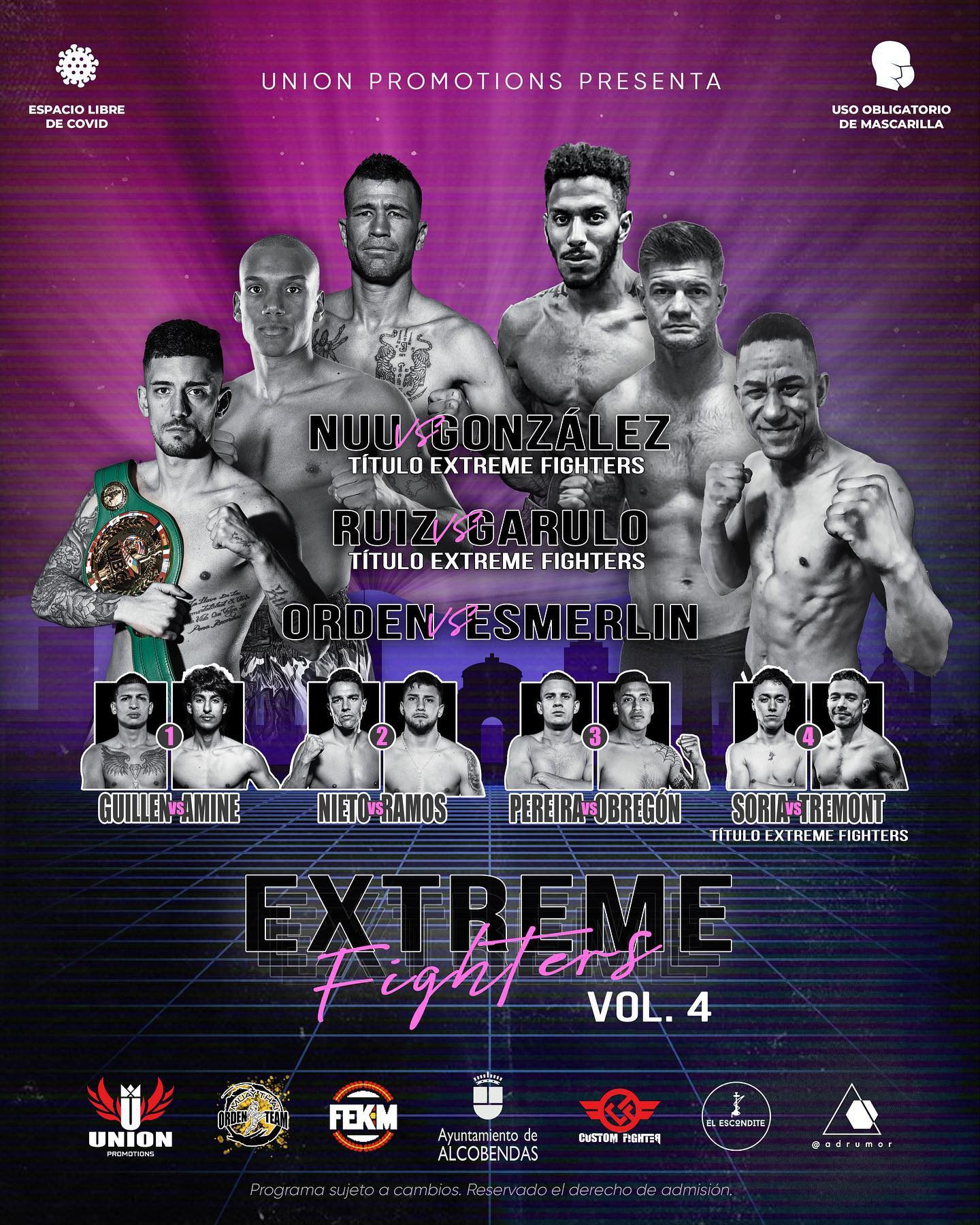Extreme Fighters 4 poster