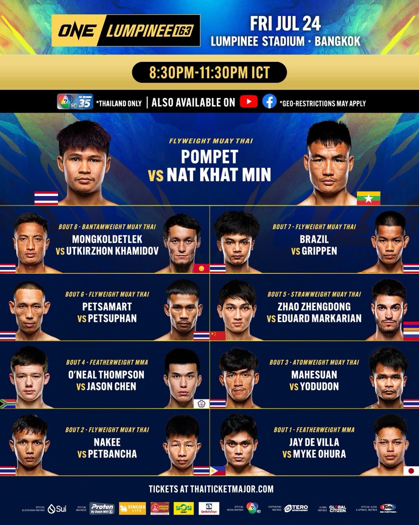 ONE Friday Fights 163 poster