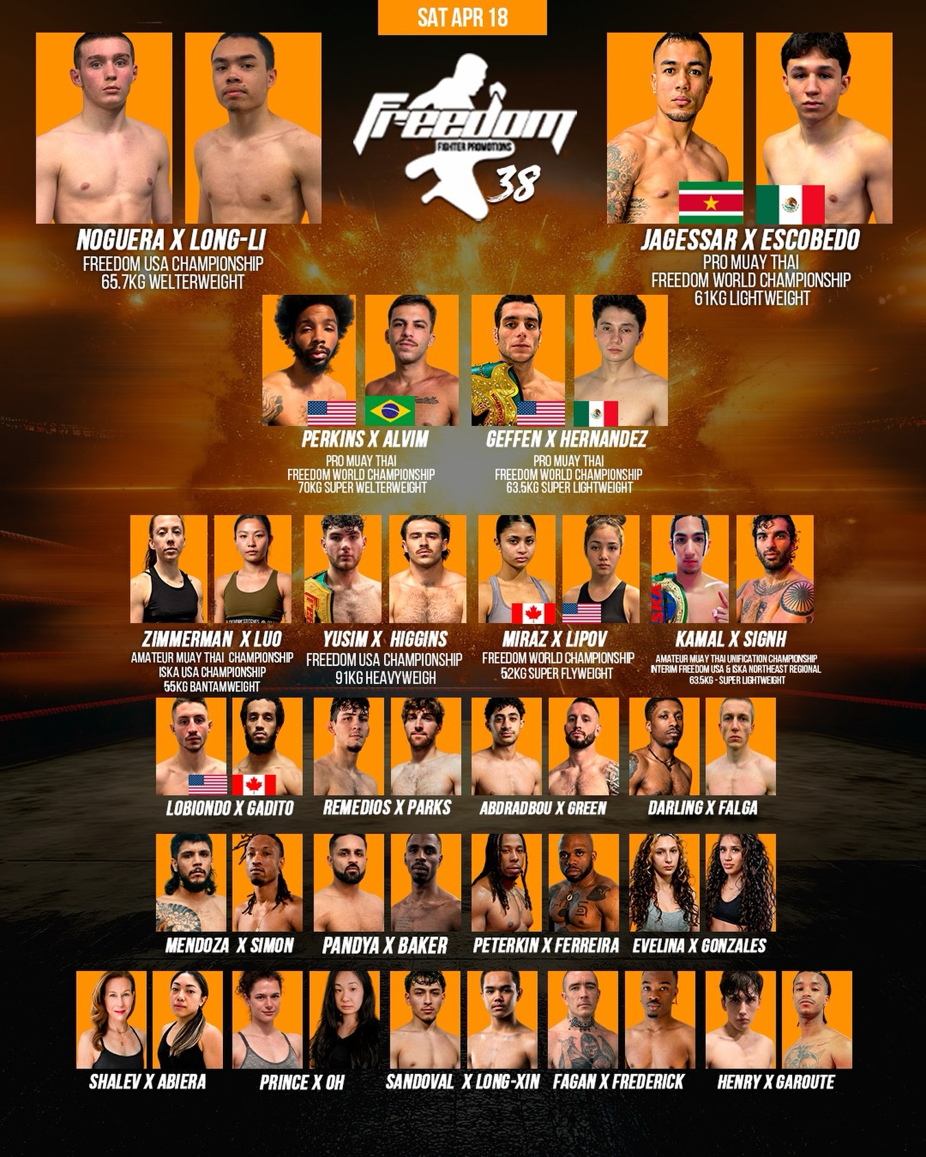 Freedom Fighter Promotions 38 poster