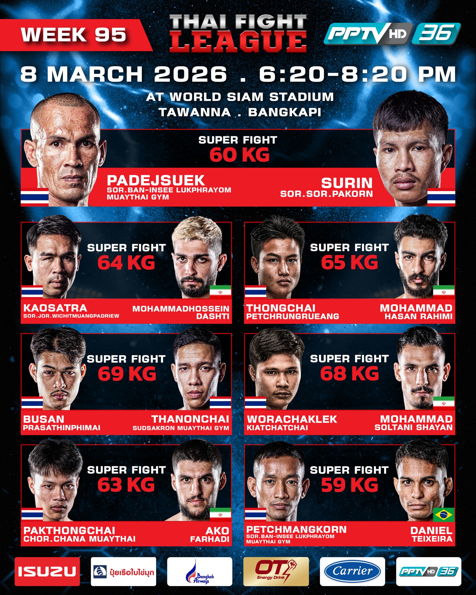 Thai Fight League (08.03.2026) poster