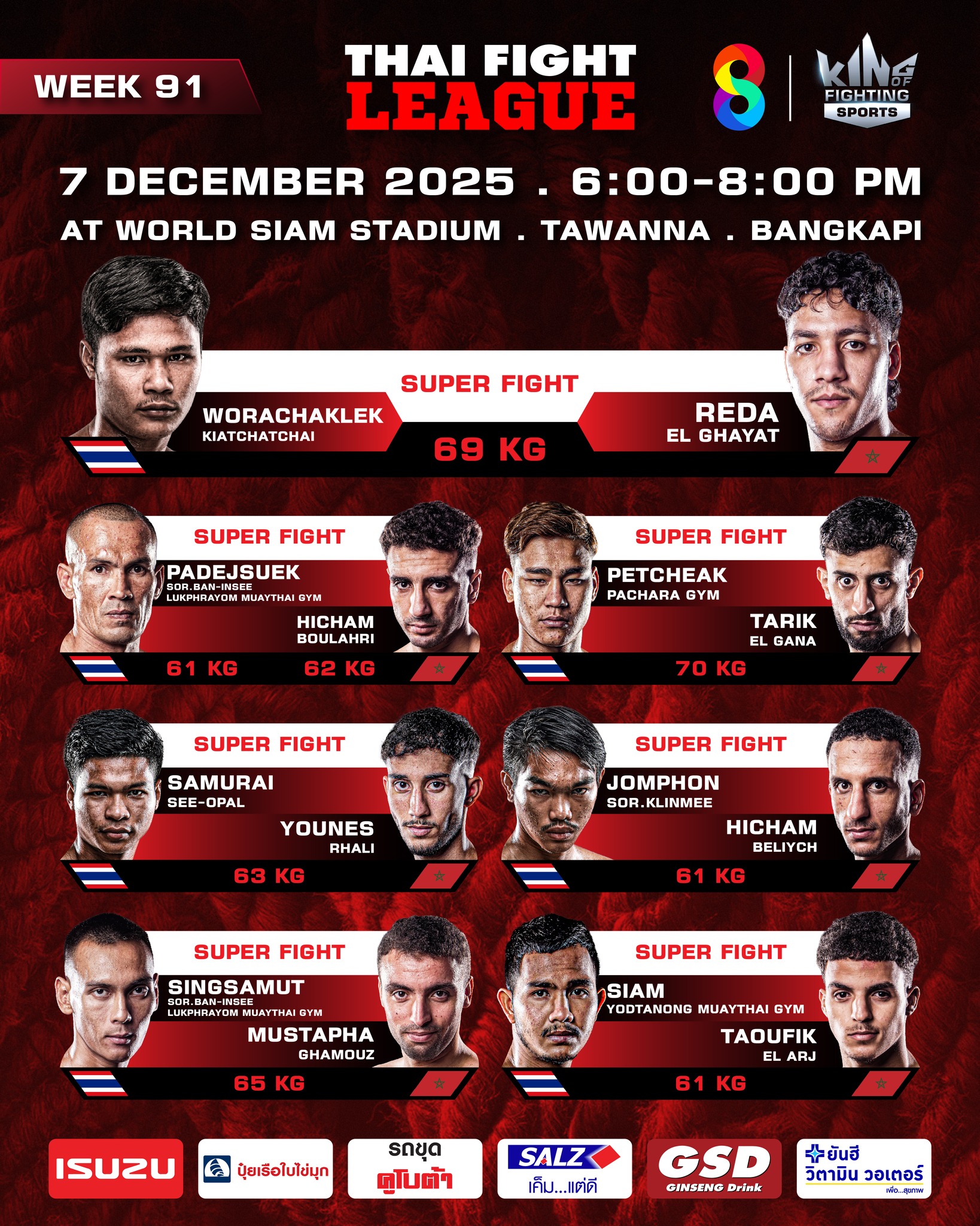 Thai Fight League (07.12.2025) poster