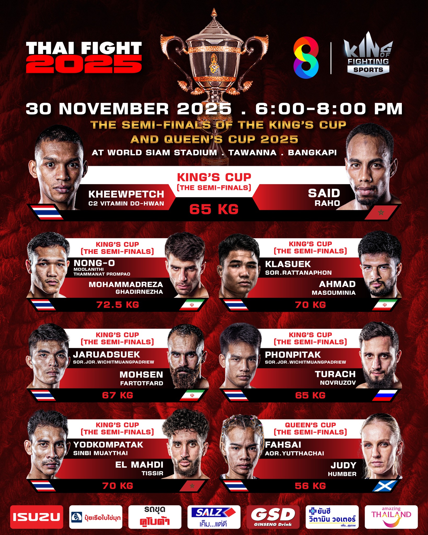 Thai Fight League (30.11.2025) poster