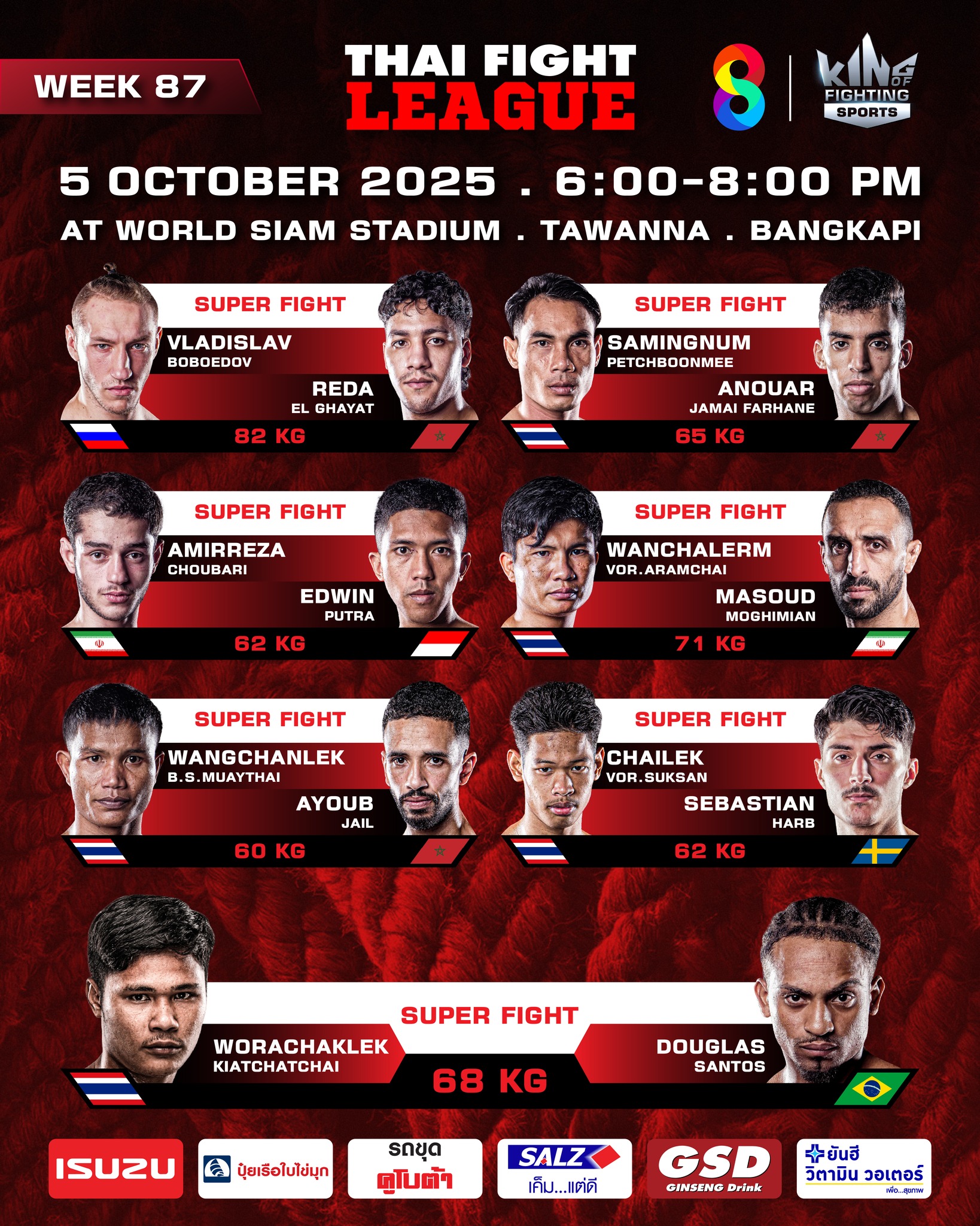 Thai Fight League (05.10.2025) poster