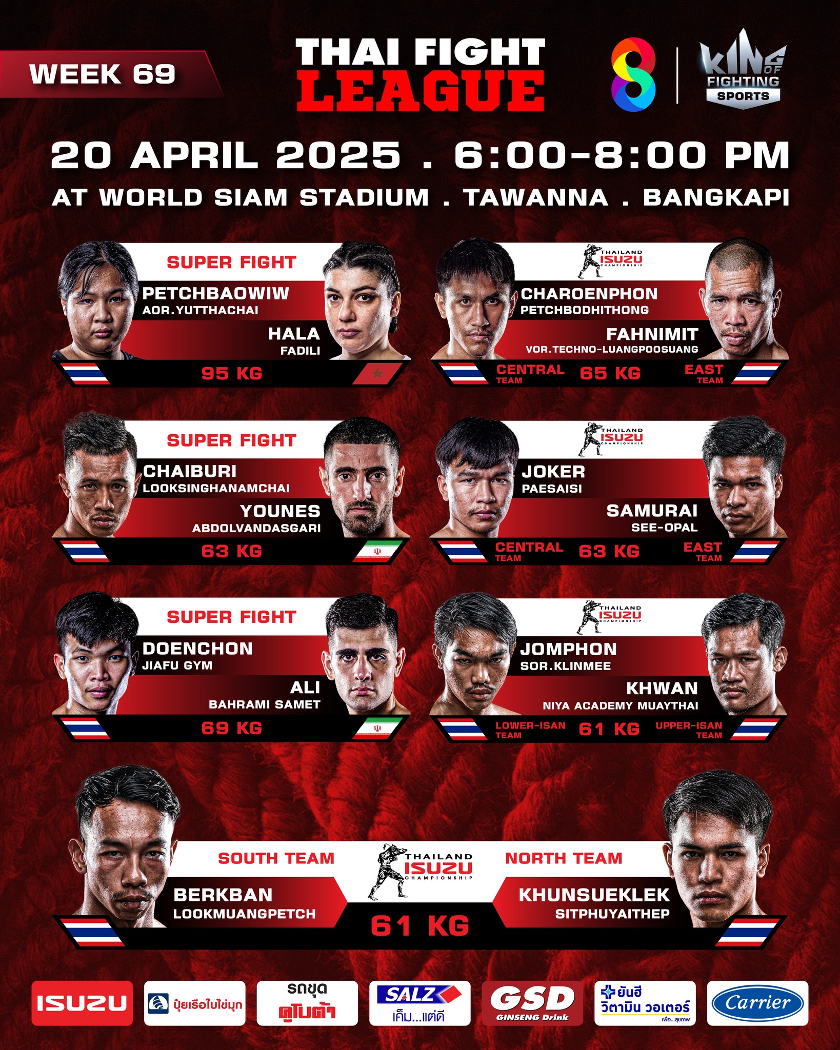 Thai Fight League 69 poster