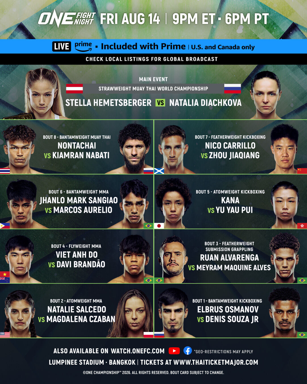 ONE Fight Night 46 poster