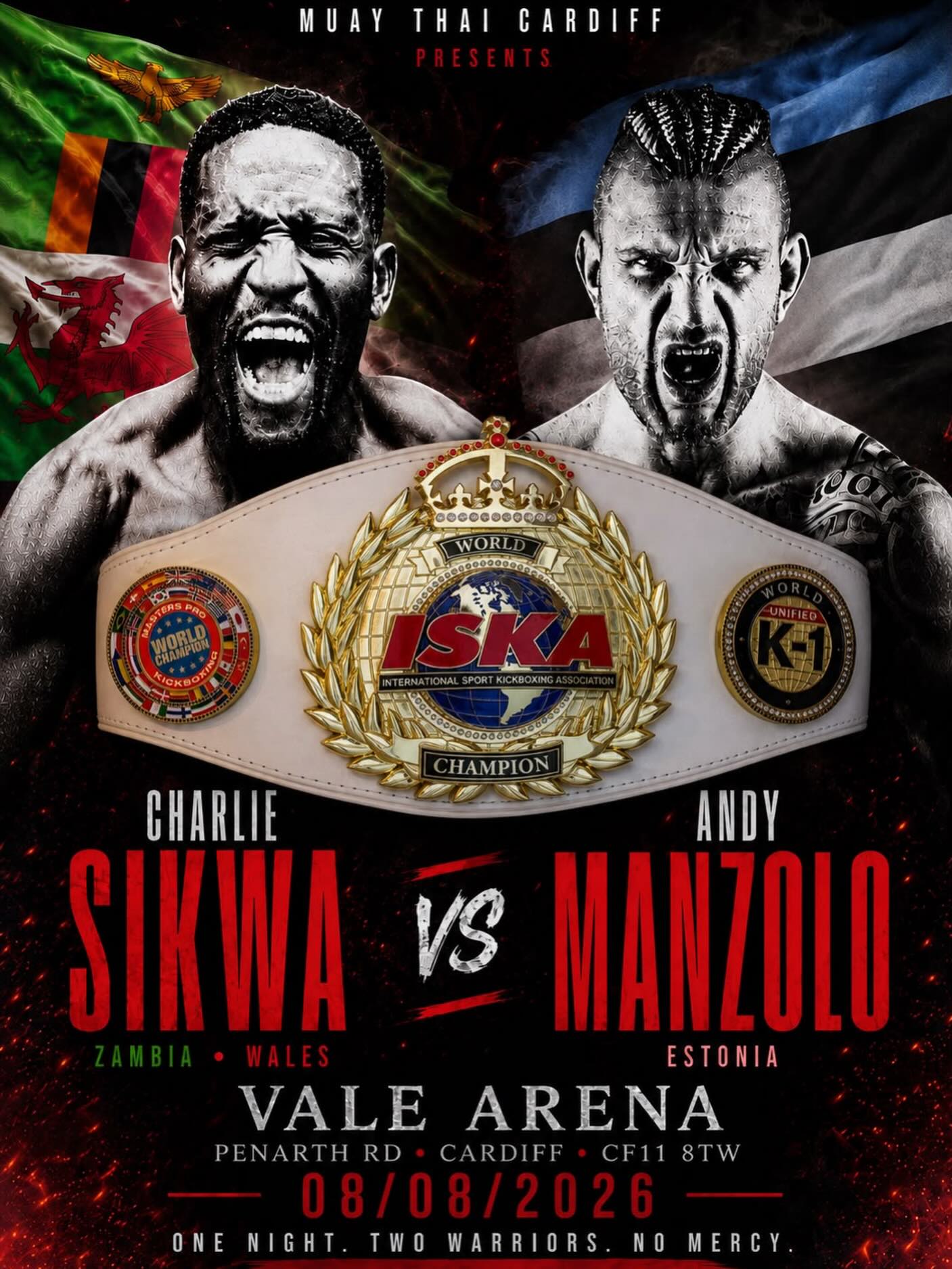 Muay Thai Cardiff Fight Night (08.08.2026) poster