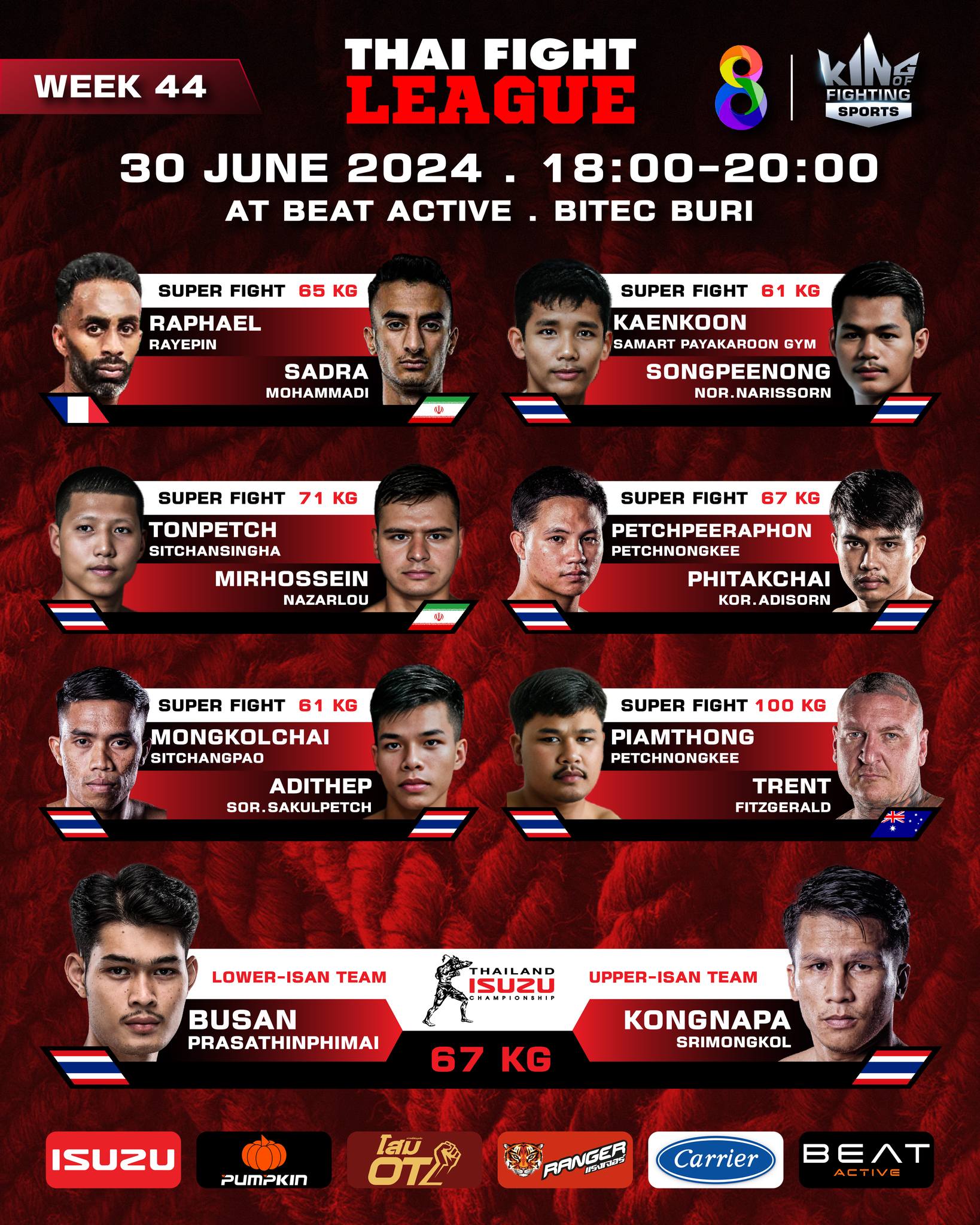 Thai Fight League 44 poster