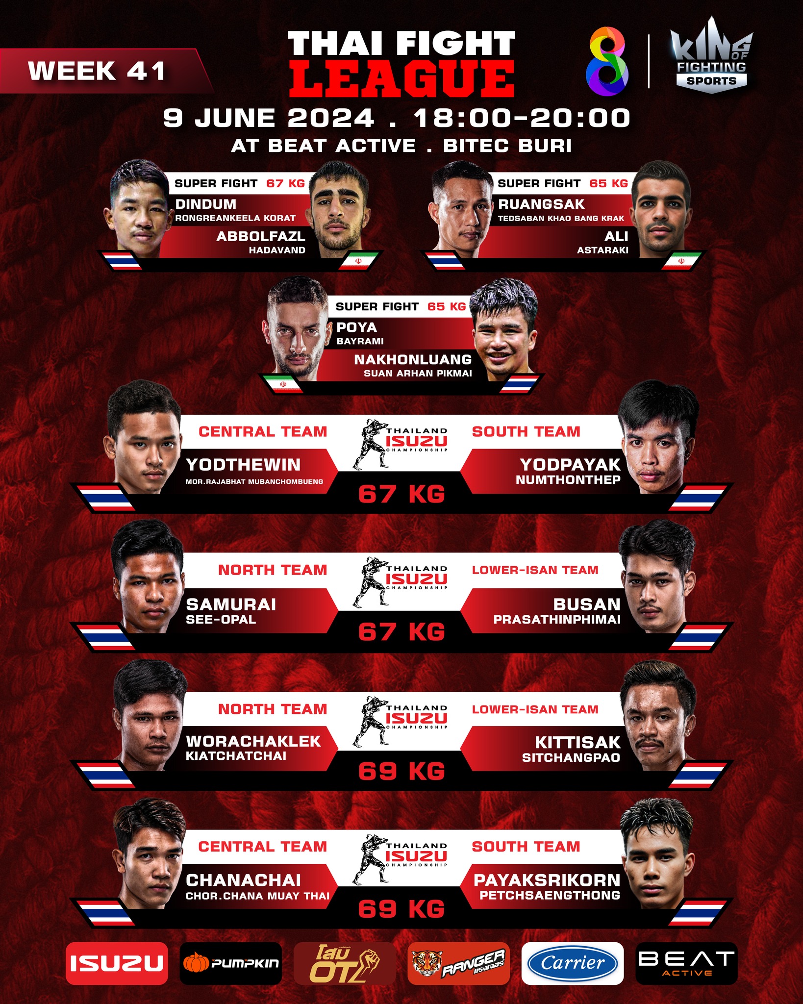 Thai Fight League 41 poster