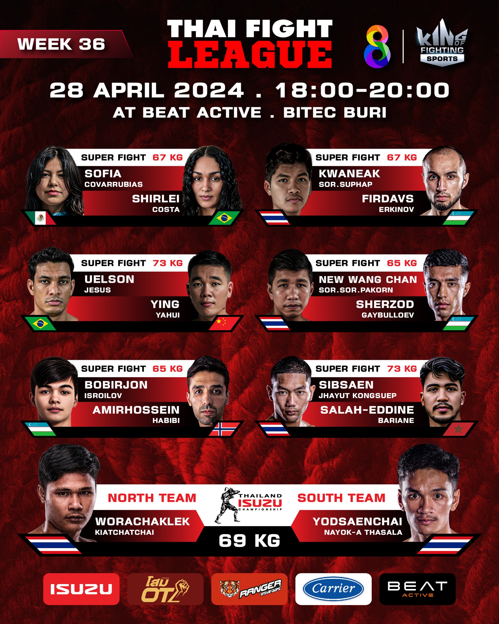 Thai Fight League 36 poster