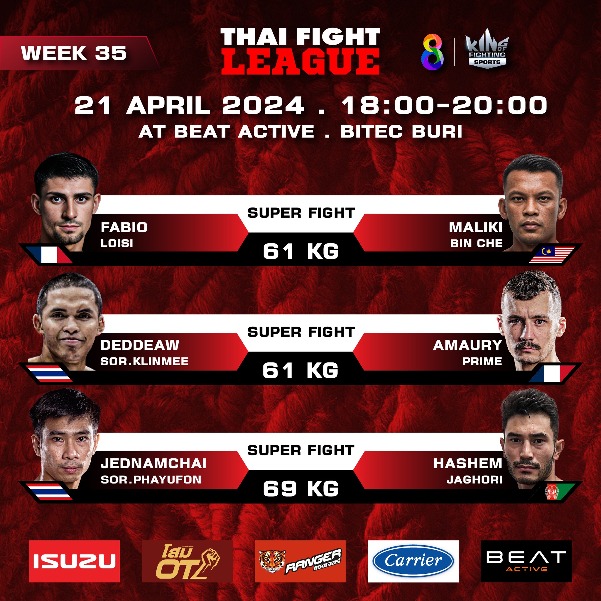 Thai Fight League 35 poster