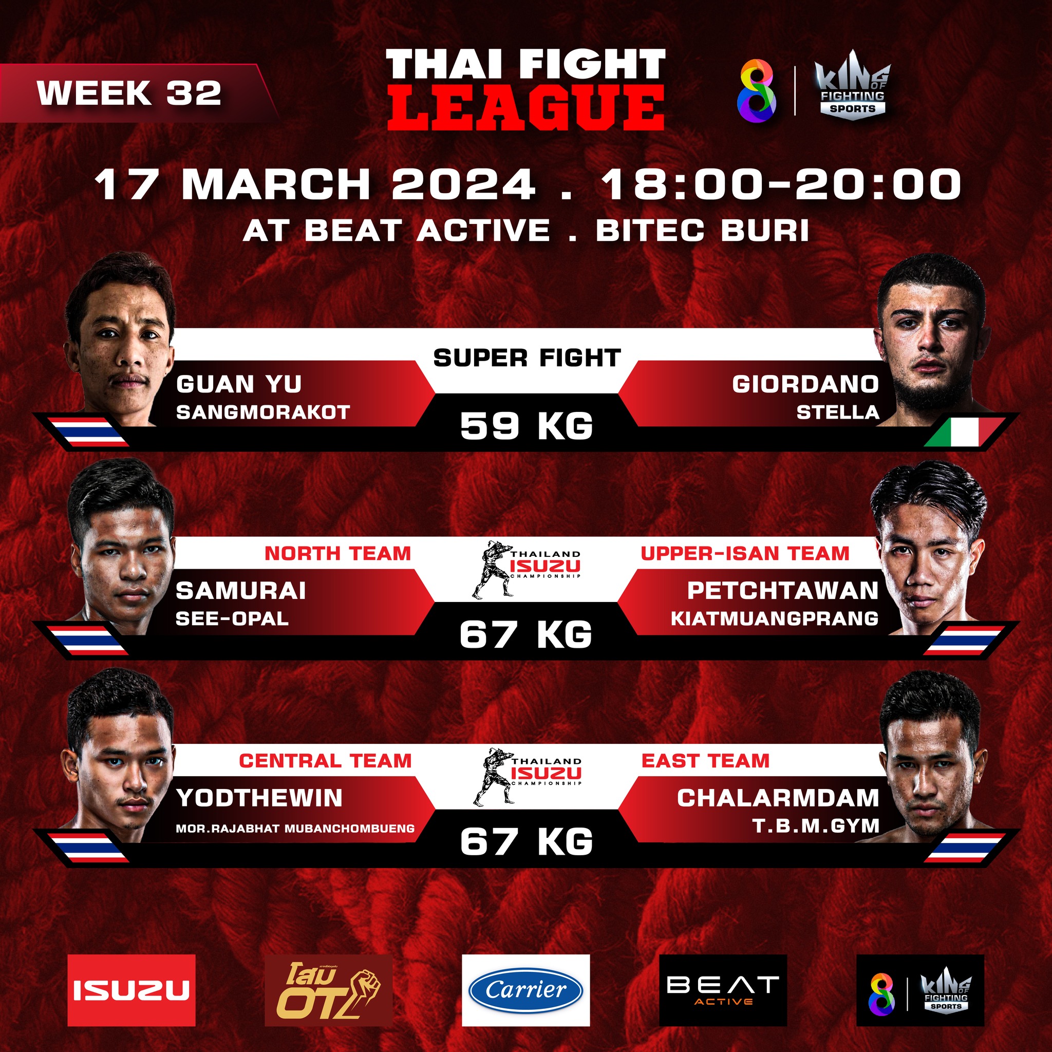 Thai Fight League 32 poster