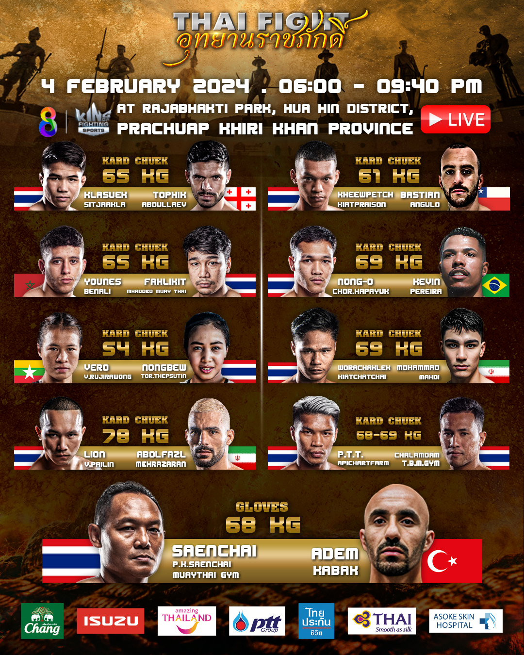 Thai Fight: Rajabhakti Park (04.02.2024) poster