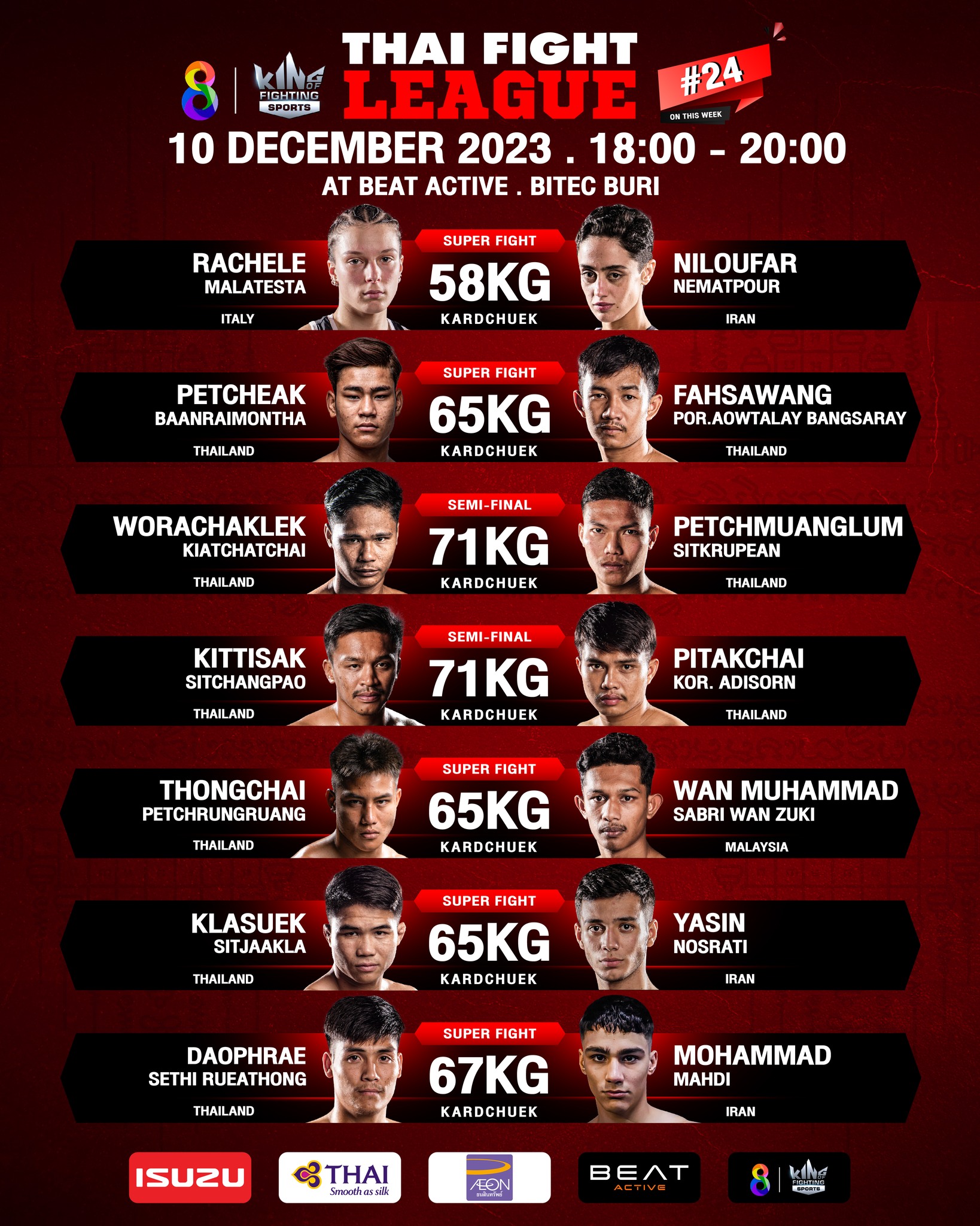 Thai Fight League 24 poster