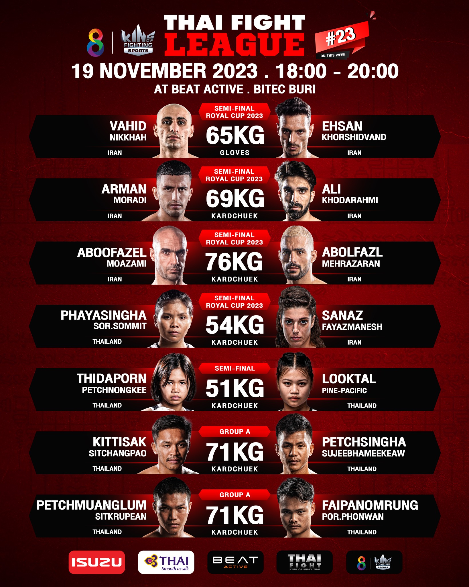 Thai Fight League 23 poster