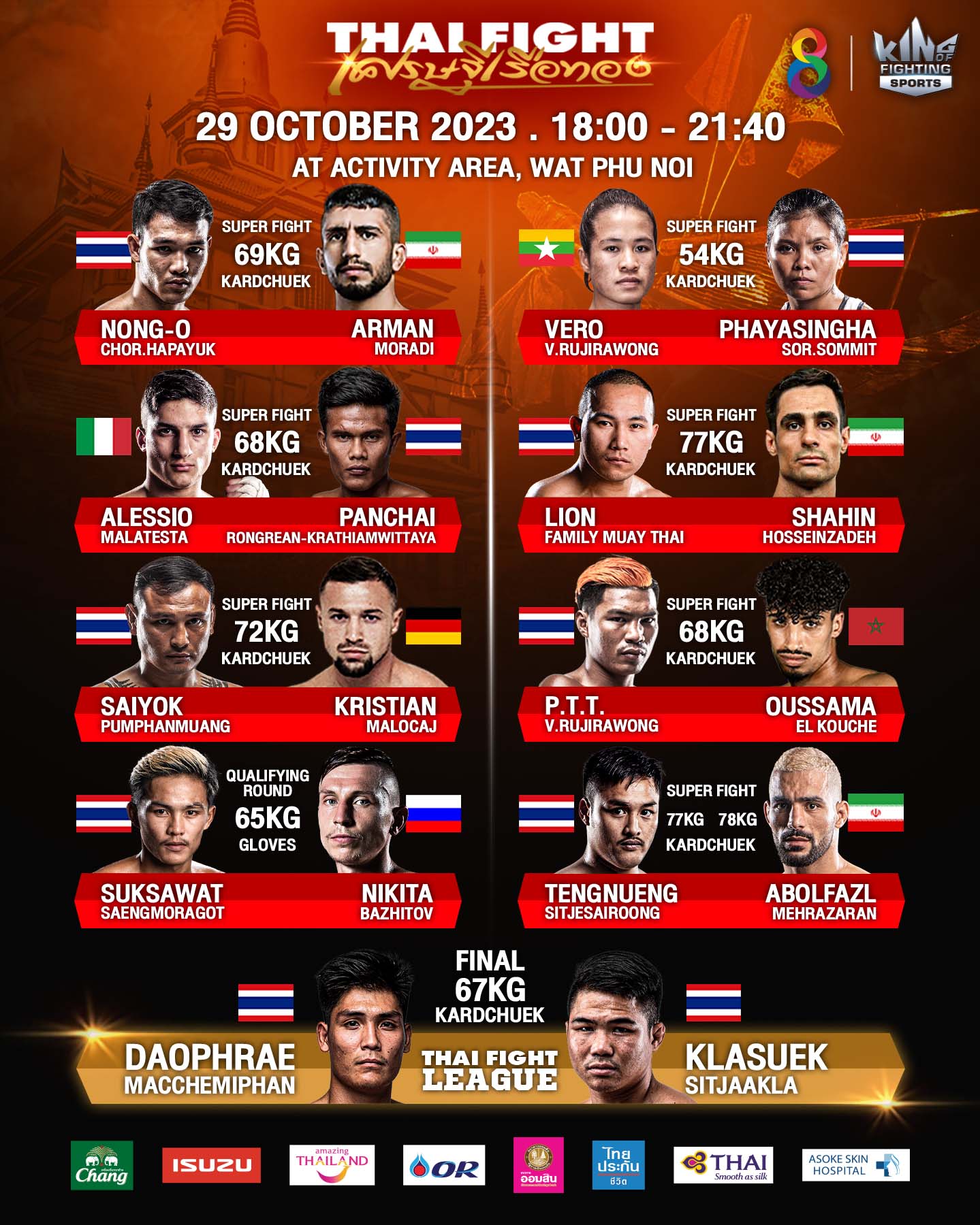 Thai Fight: Sethi Ruea Thong (29.10.2023) poster