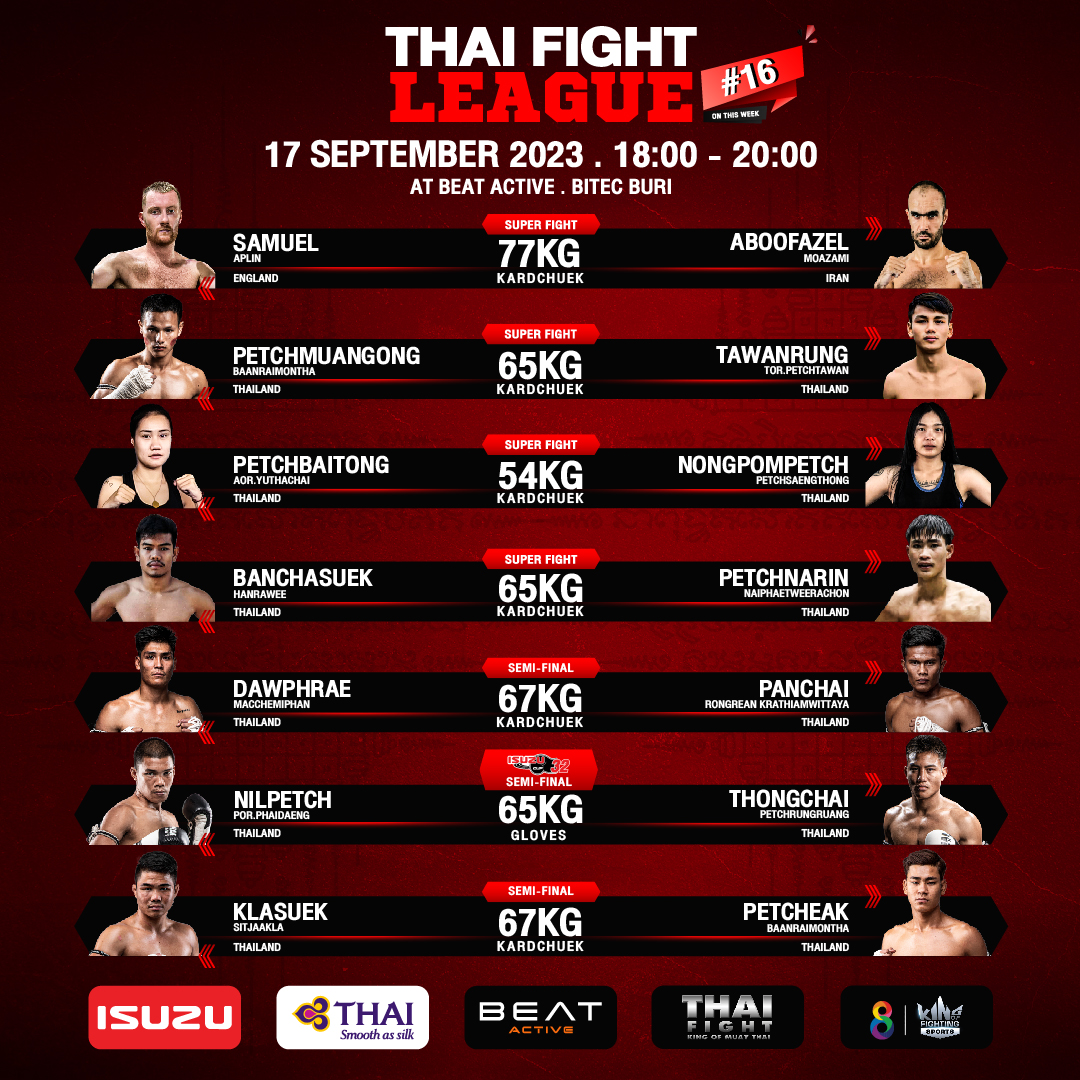 Thai Fight League 16 poster