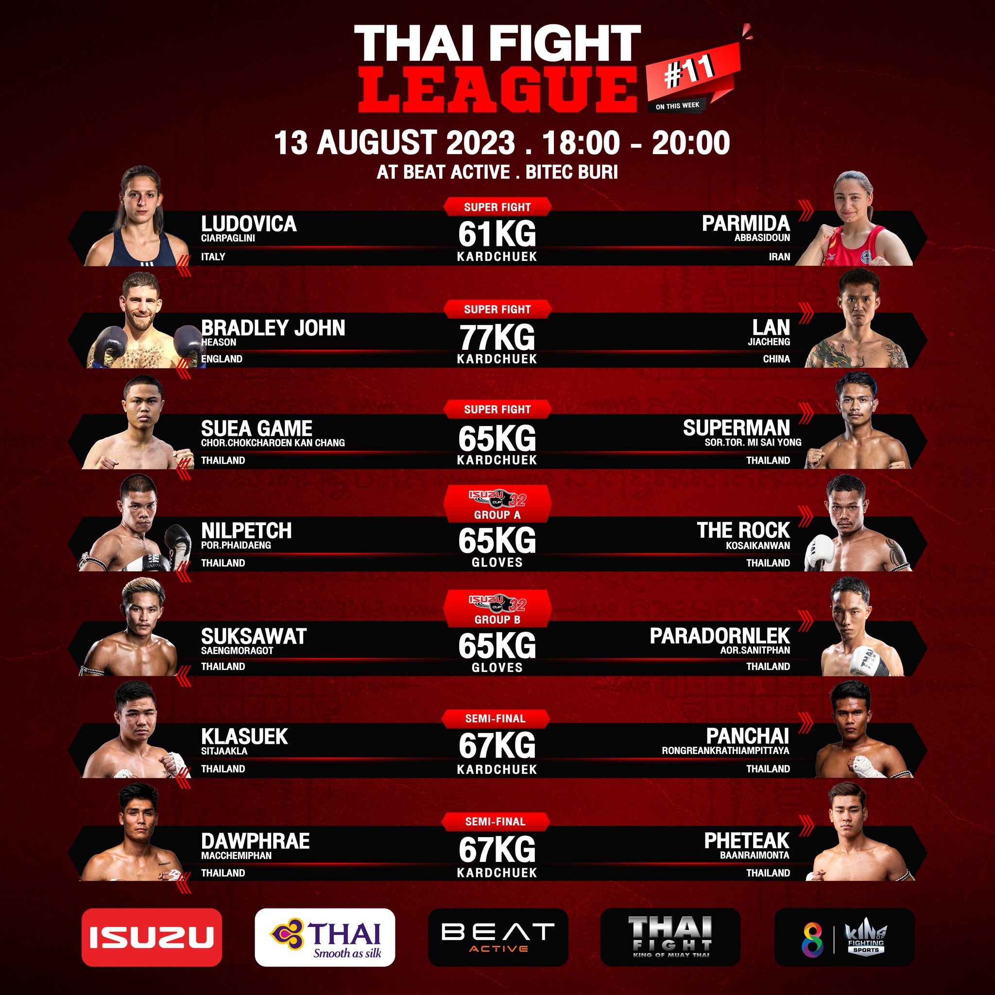 Thai Fight League 11 poster