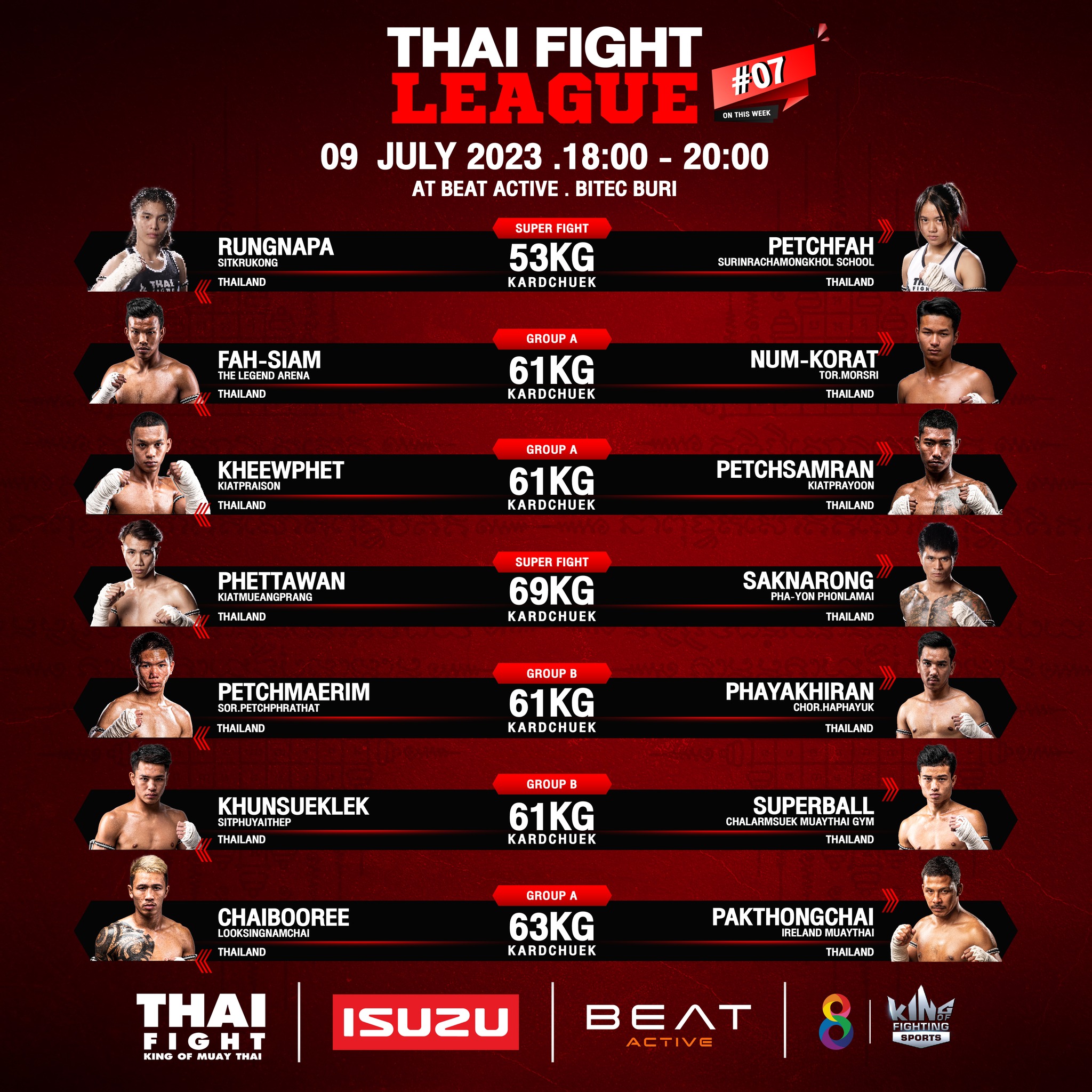 Thai Fight League 7 poster