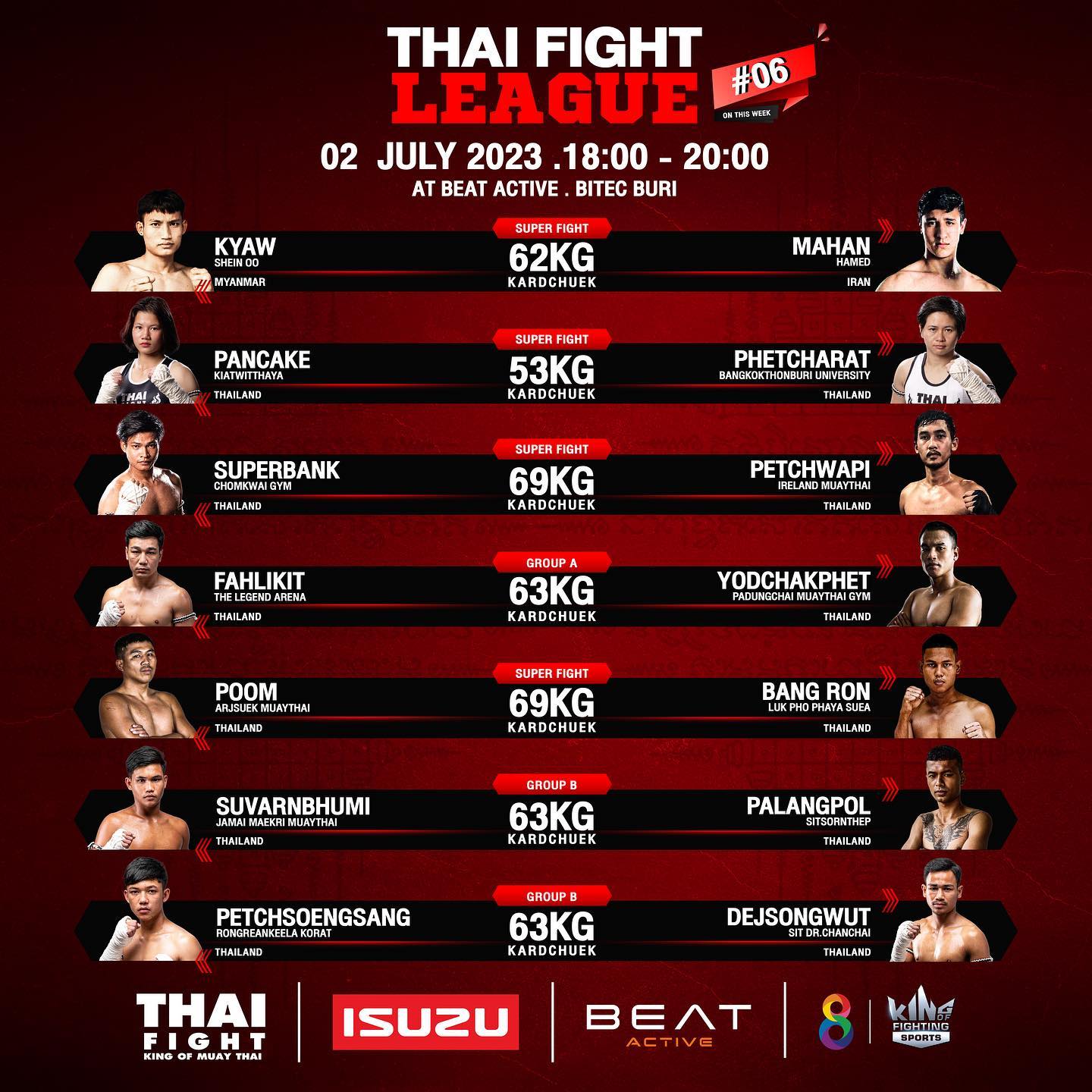 Thai Fight League 6 poster