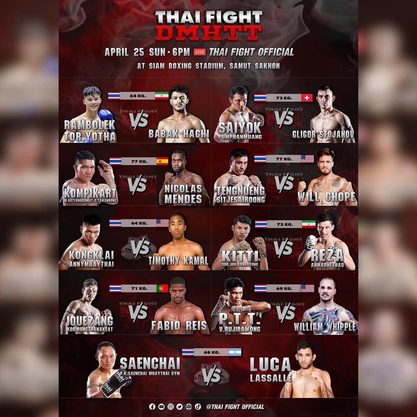 Thai Fight: DMHTT (25.04.2021) poster