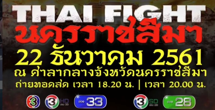 Thai Fight: Nakhon Ratchasima (22.12.2018) poster