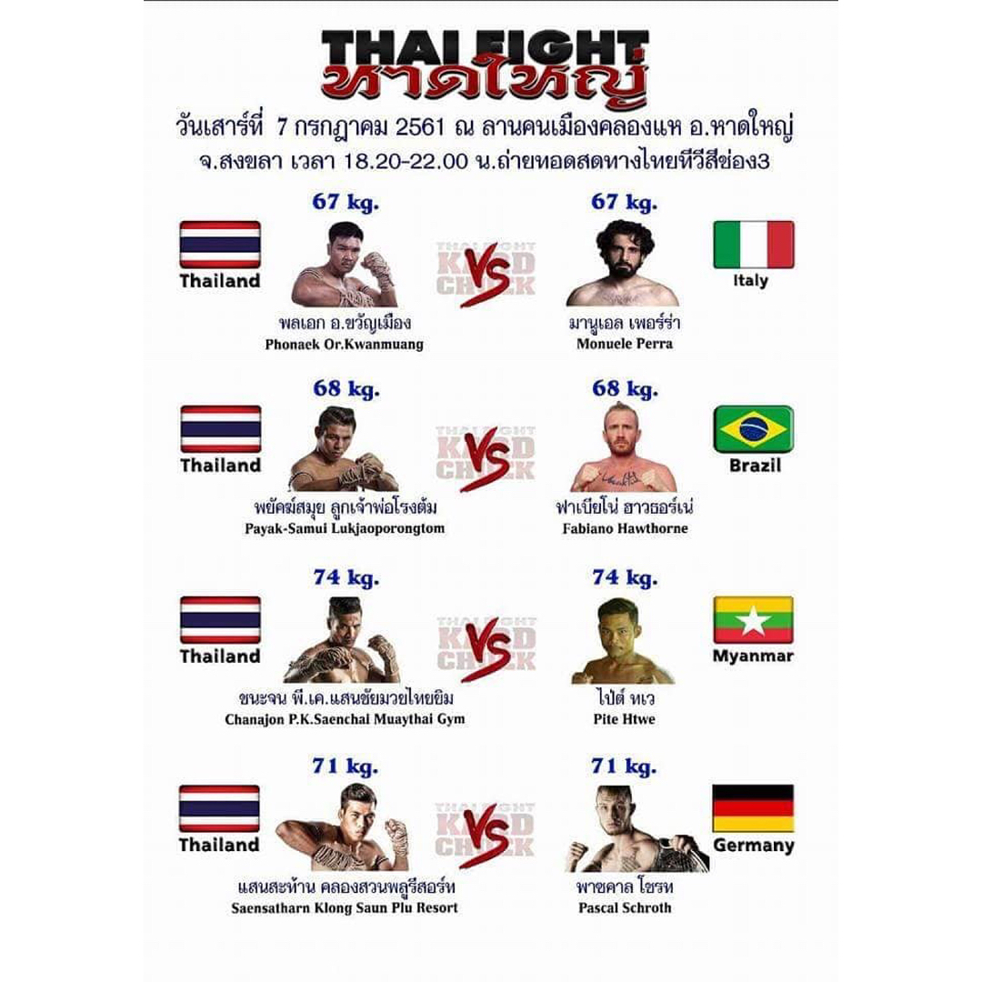 Thai Fight: Hat Yai (07.07.2018) poster