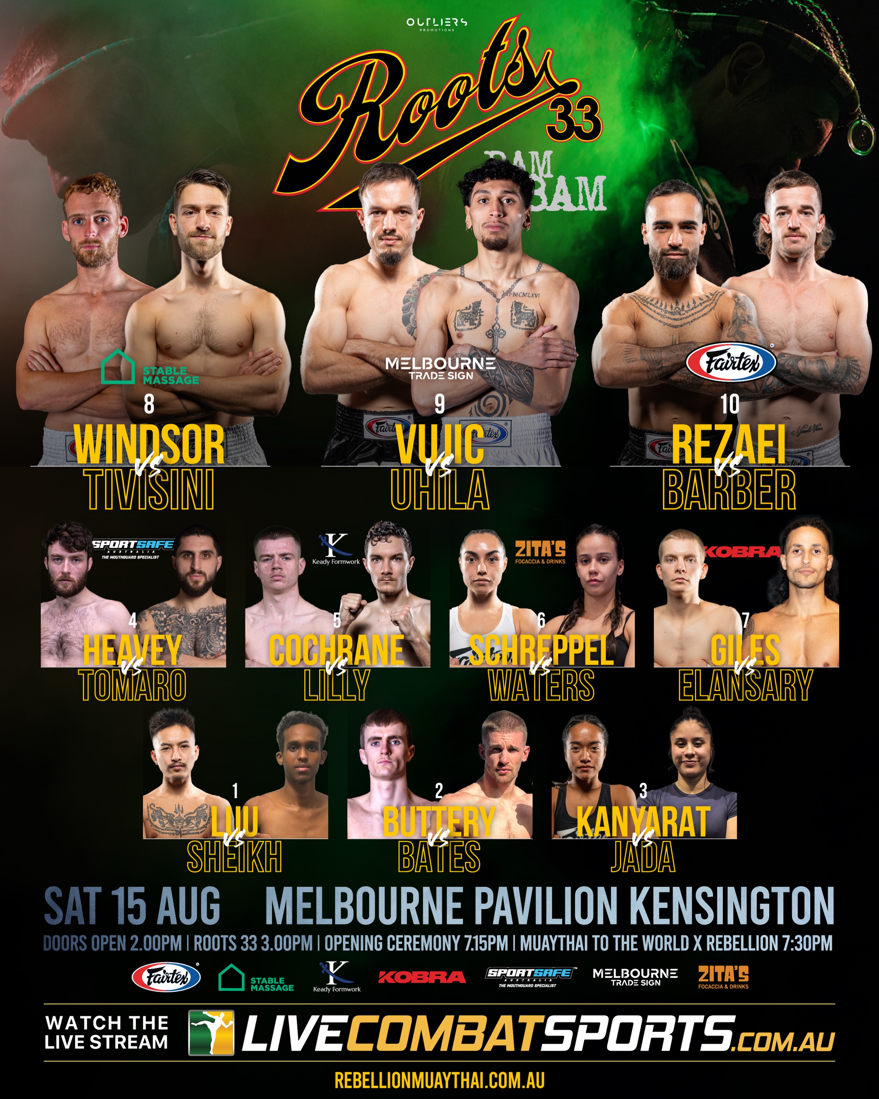 Roots Muay Thai 32: Bam Bam poster