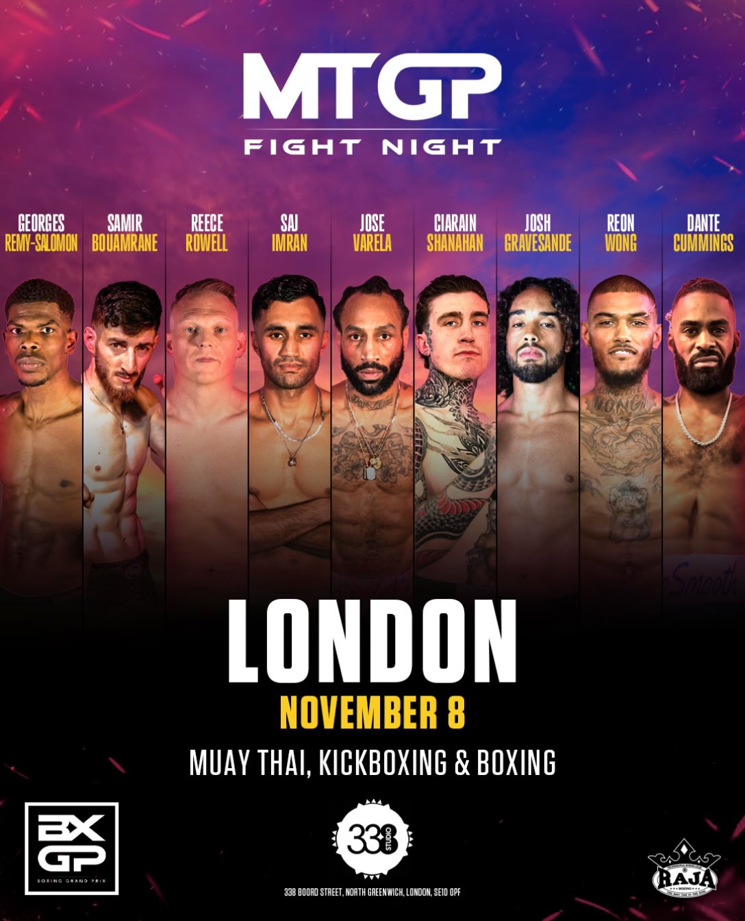 MTGP Fight Night - London (08.11.2026) poster