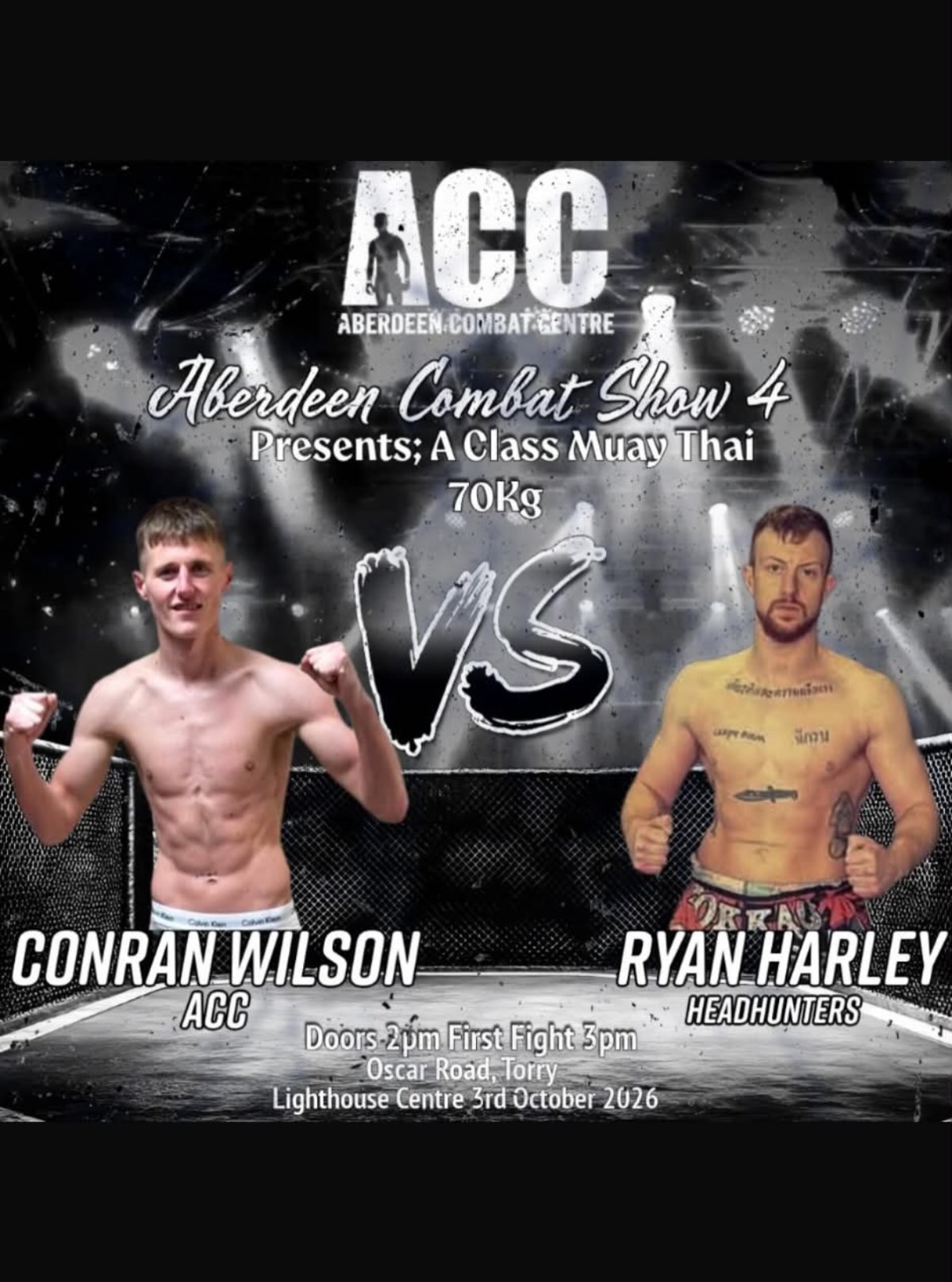 Aberdeen Combat Show 4 poster