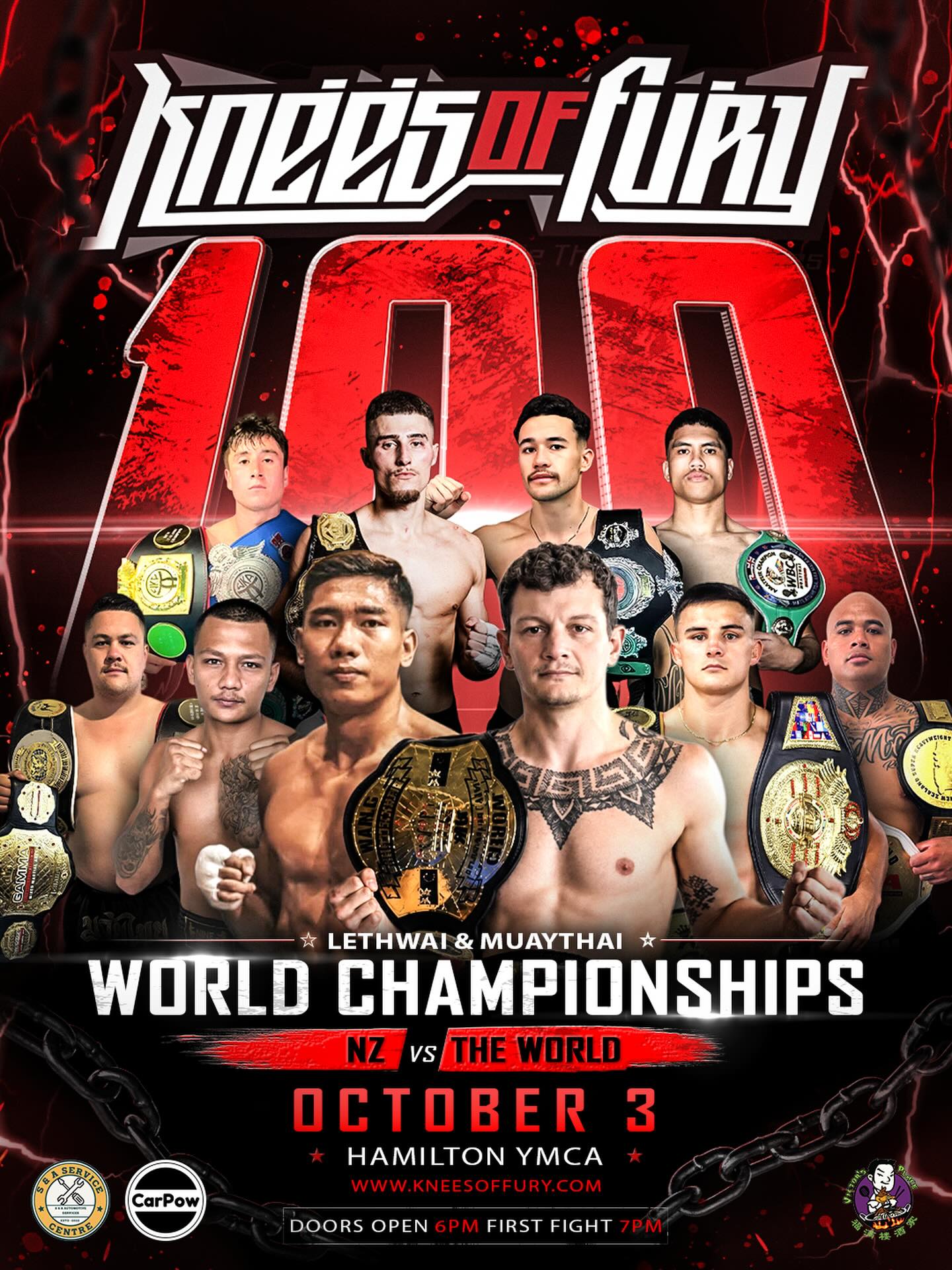 Knees of Fury 100 poster
