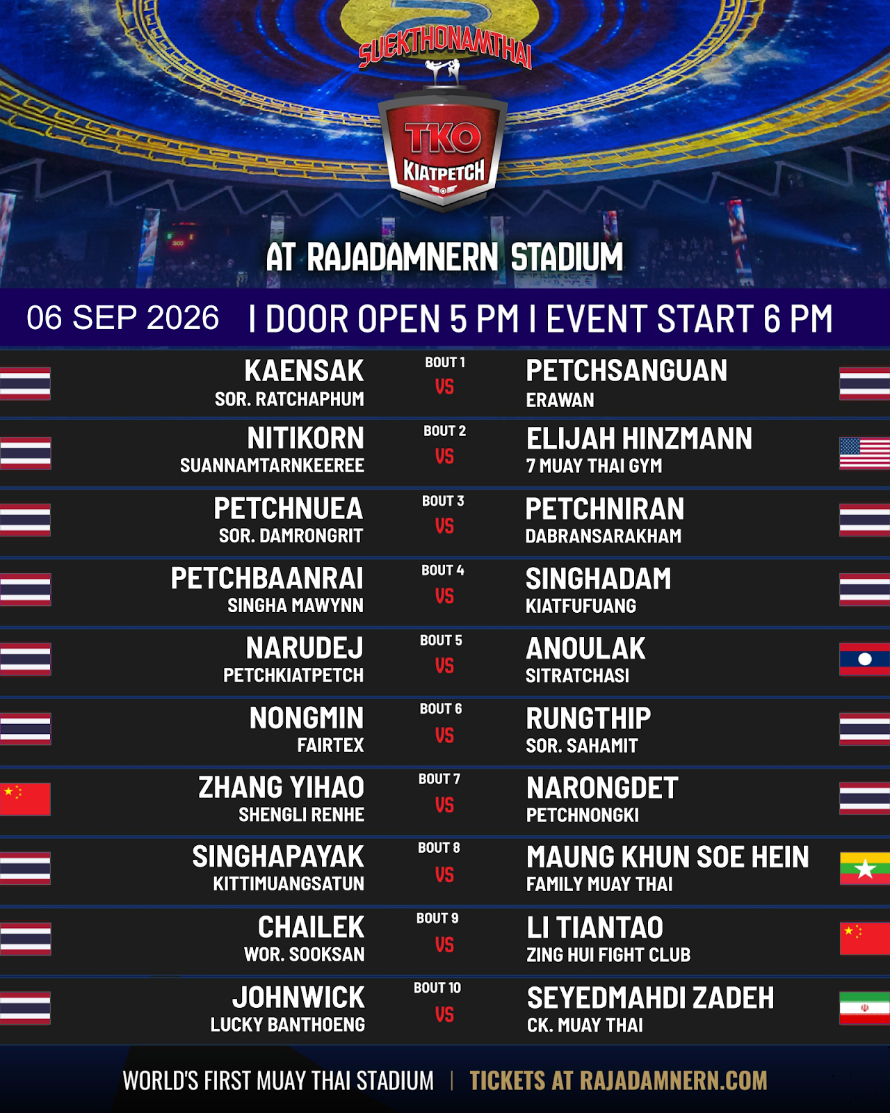 Kiatpetch TKO (06.09.2026) poster