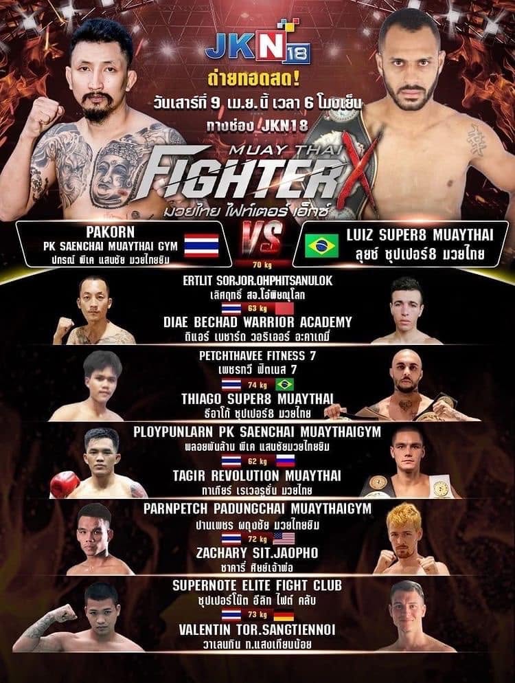 Muay Thai Fighter X (09.04.2022) poster