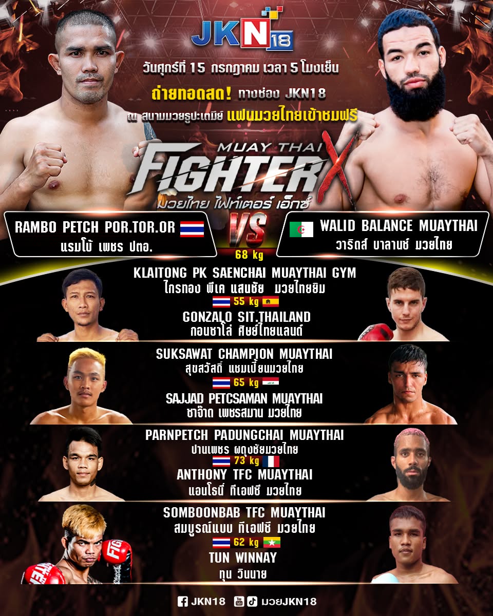 Muay Thai Fighter X (15.07.2022) poster