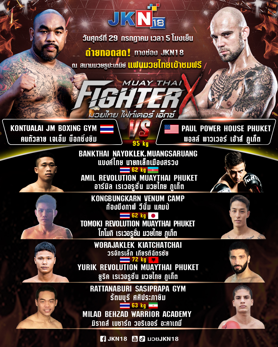 Muay Thai Fighter X (29.07.2022) poster