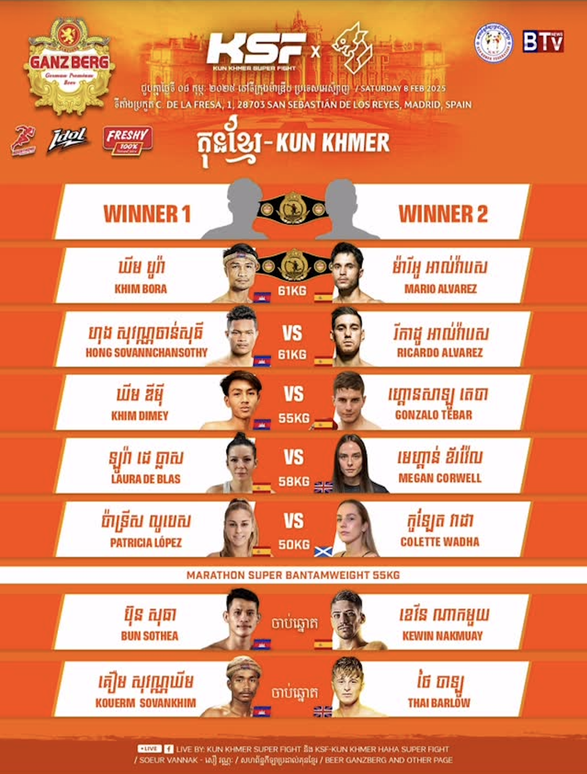 Kun Khmer Super Fight (08.02.2025) poster