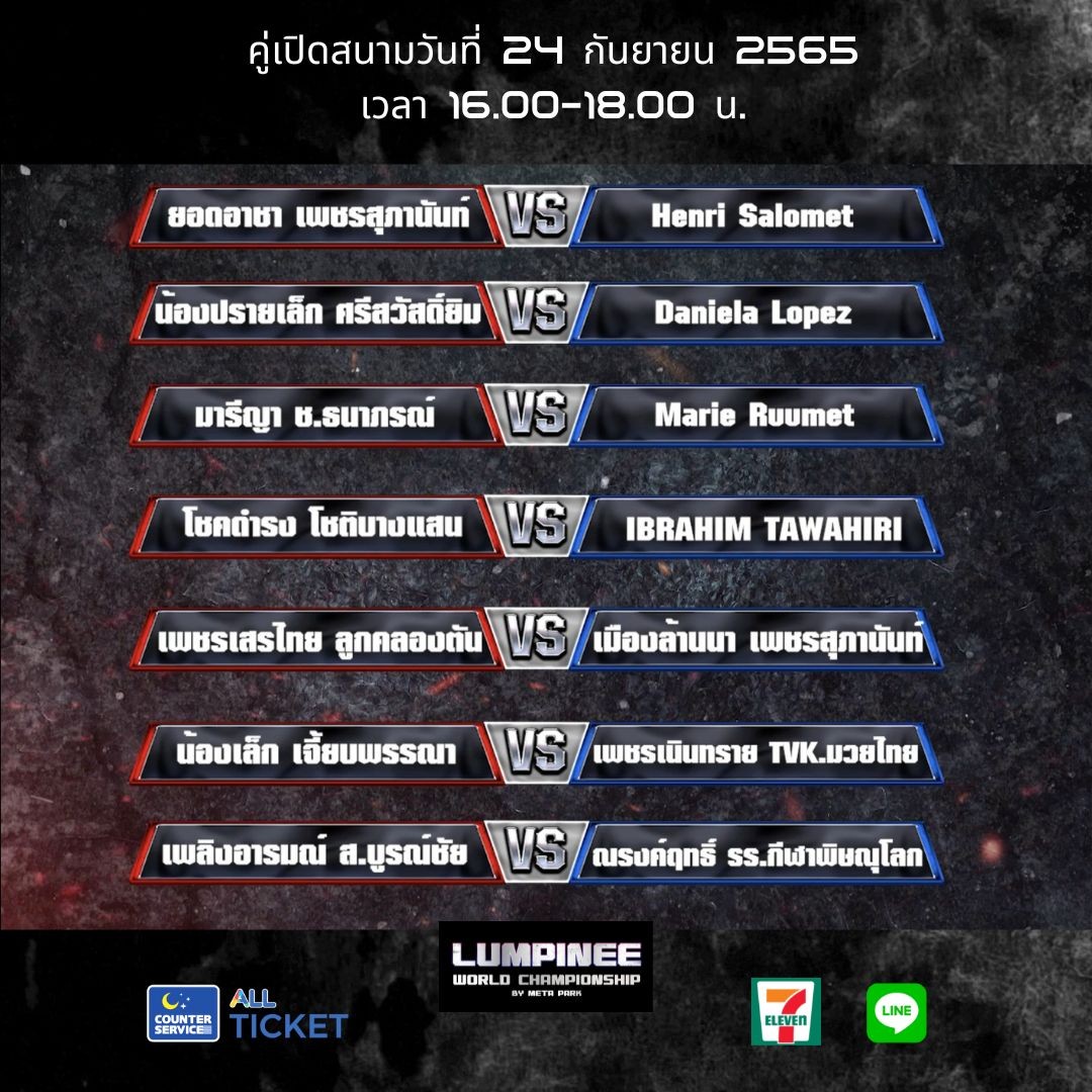 Lumpinee World Championship (24.09.2022) poster