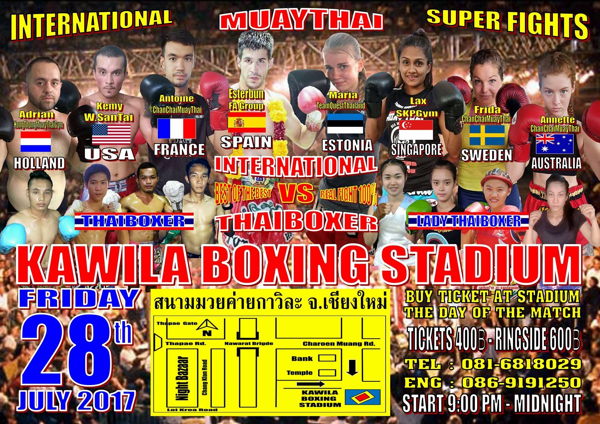 Kawila Boxing Stadium (28.07.2017) poster