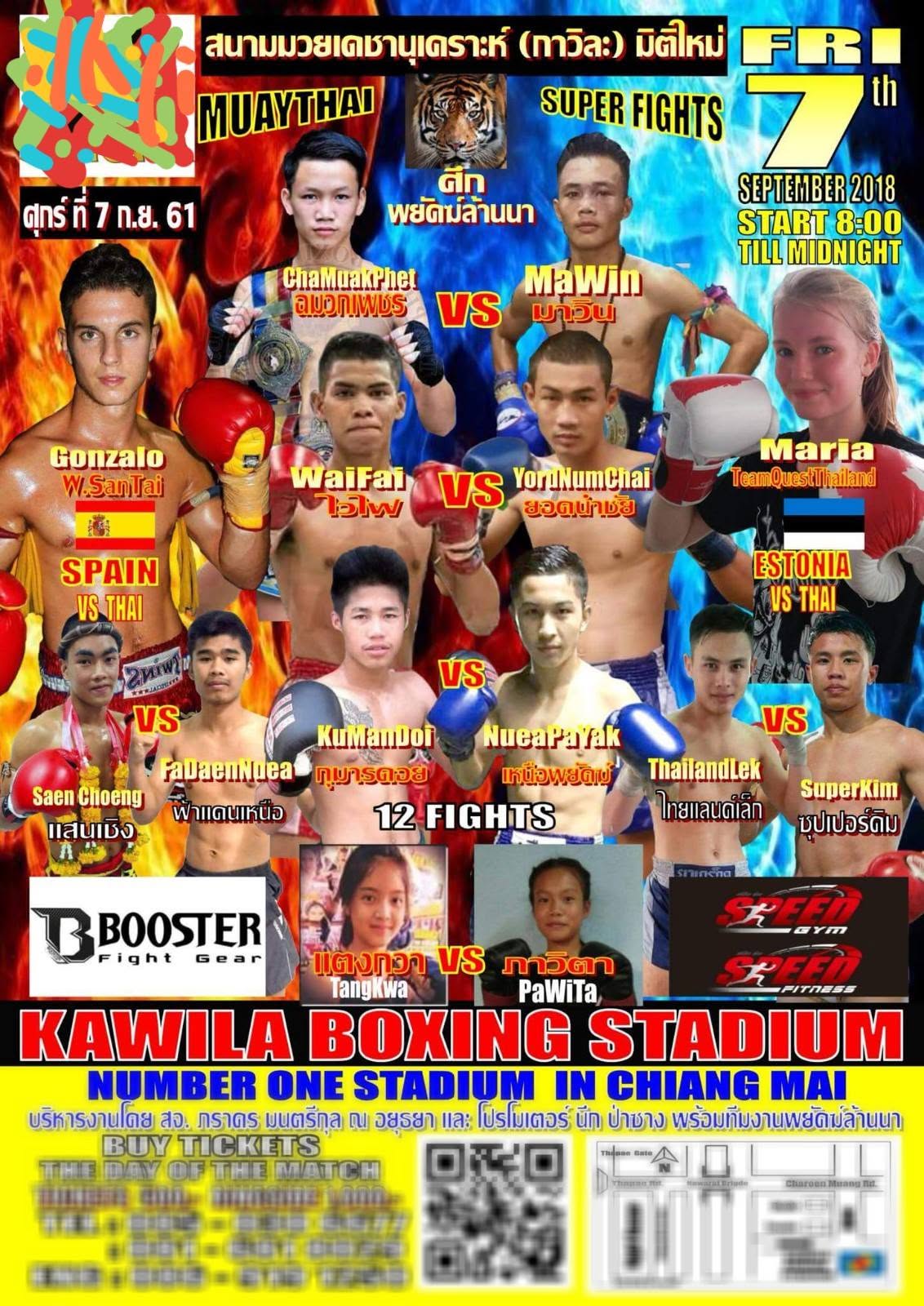 Kawila Boxing Stadium (07.09.2018) poster