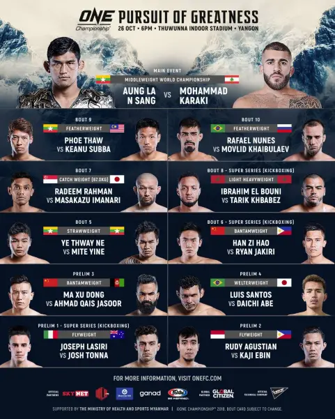 ONE - Pursuit of Greatness poster