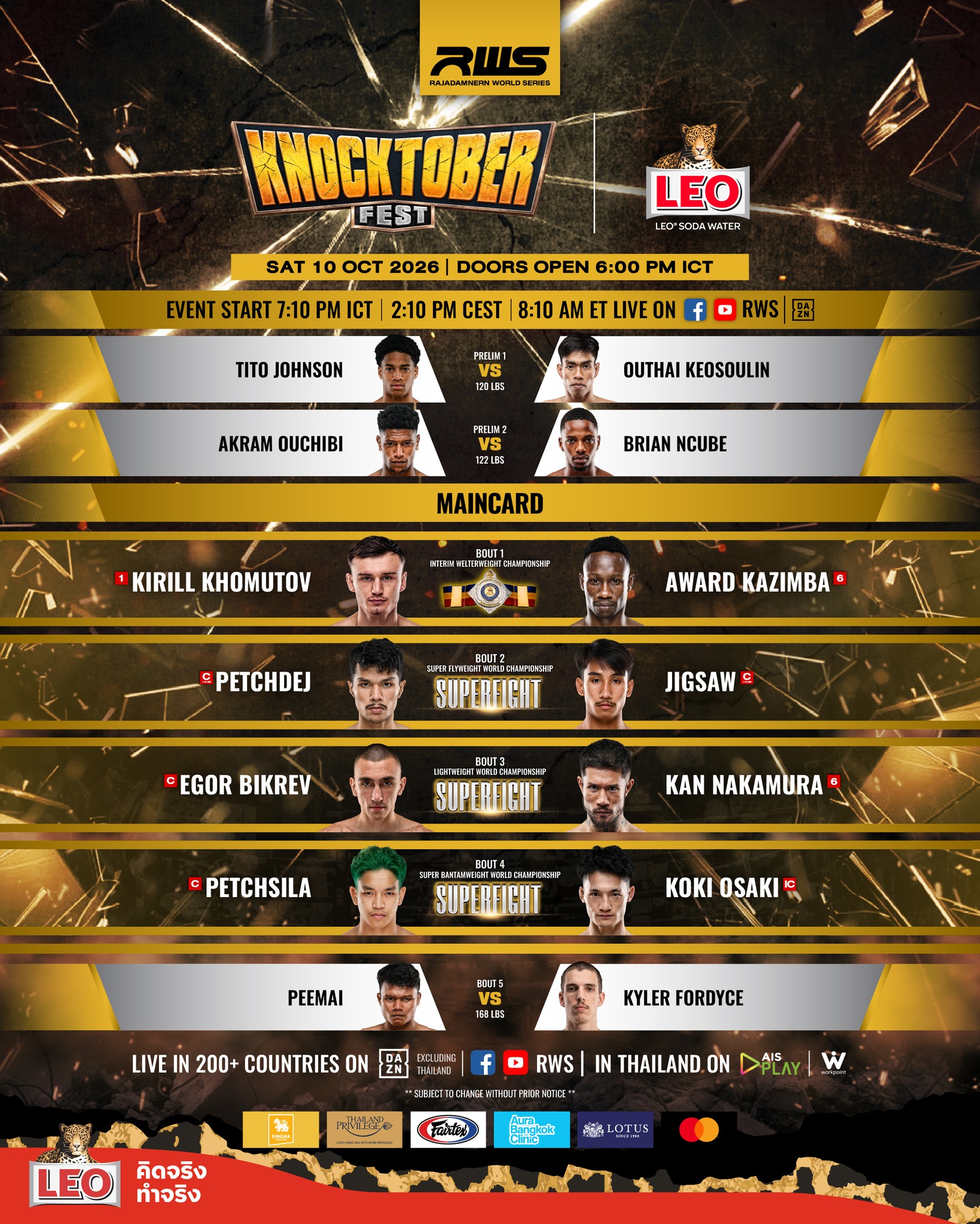 Rajadamnern World Series 215 poster